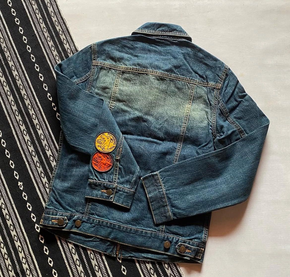 If Six Was Nine Vtg Denim Jacket Y2k Style Size US M / EU 48-50 / 2 - 4 Thumbnail
