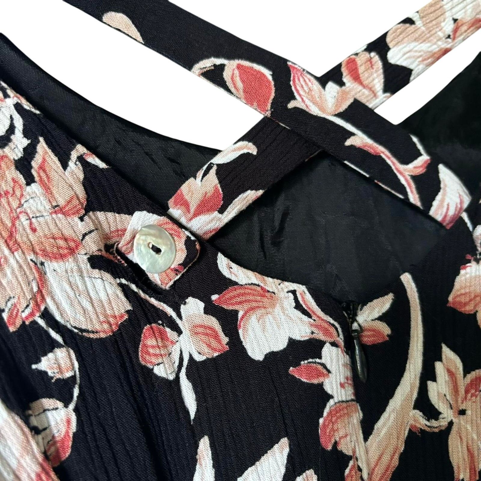Vintage Vintage 1990s CDC Petites Floral Mini Sundress XS Size XS / US 0-2 / IT 36-38 - 8 Thumbnail