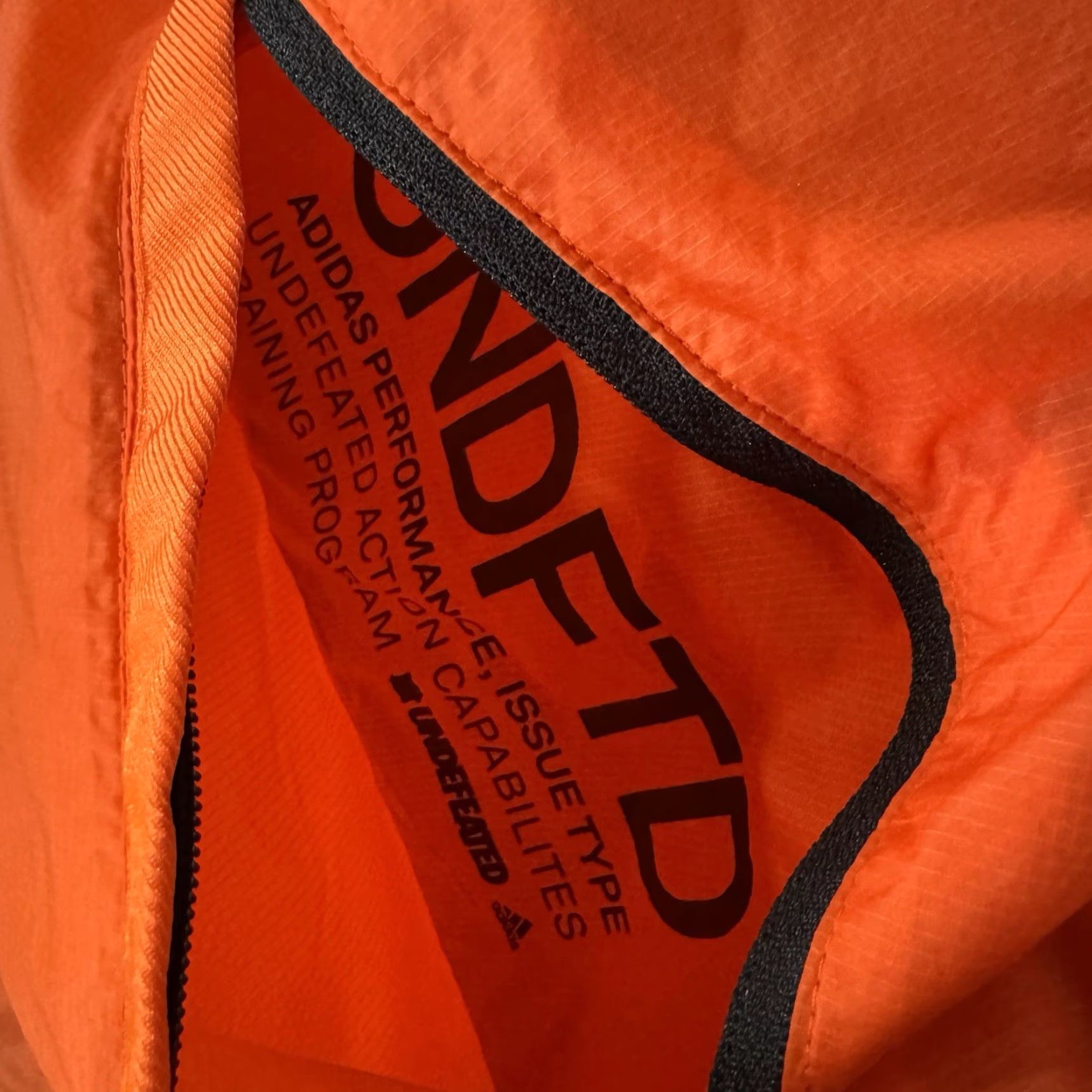 Adidas Adidas UNDEFEATED Pack Jacket ORANGE Windbreaker MENS Small Packable Jacket Size US S / EU 44-46 / 1 - 6 Thumbnail