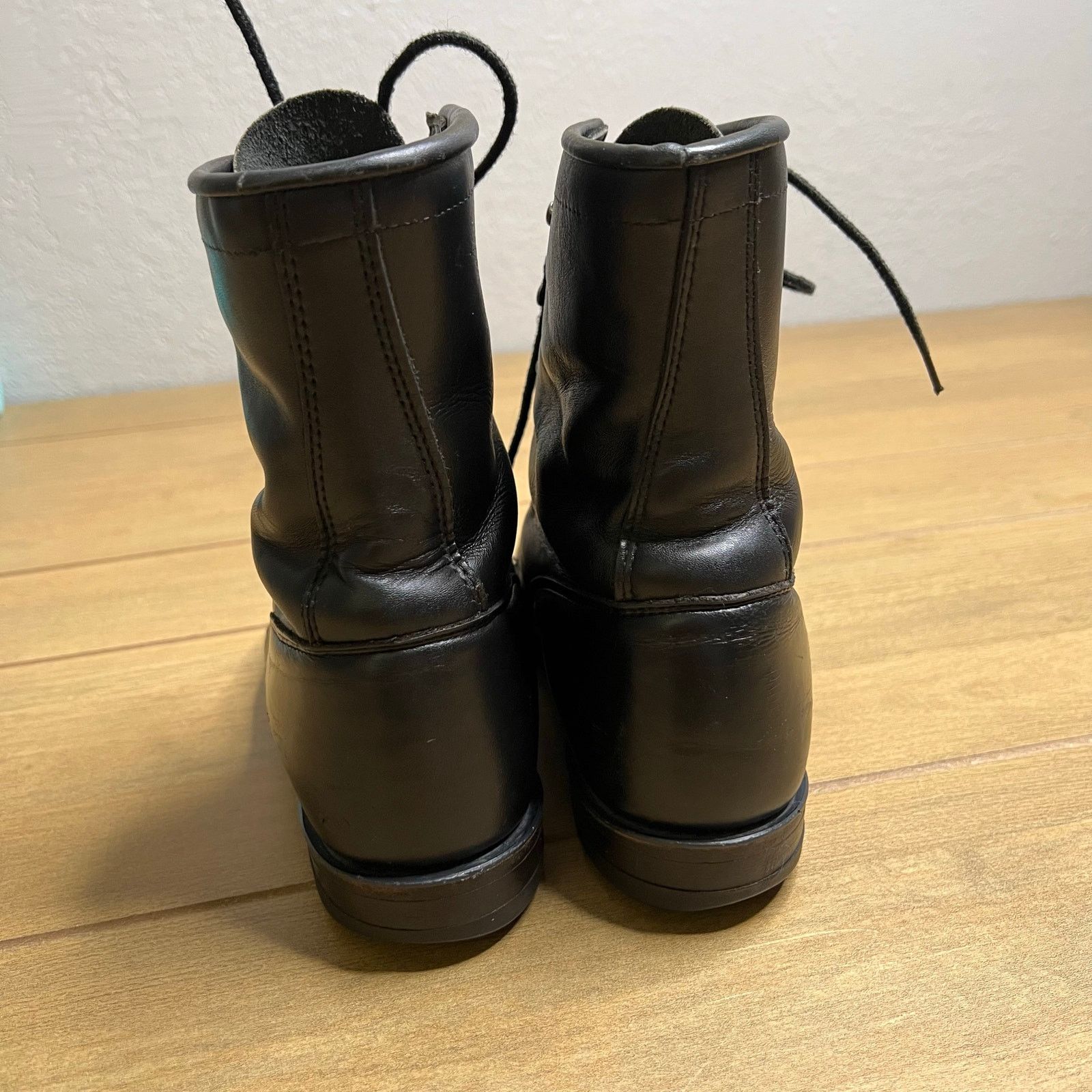 Justin Boots Justin Women’s Kiltie Packer Boots Black Leather 7 B USA Size US 7 / IT 37 - 4 Thumbnail