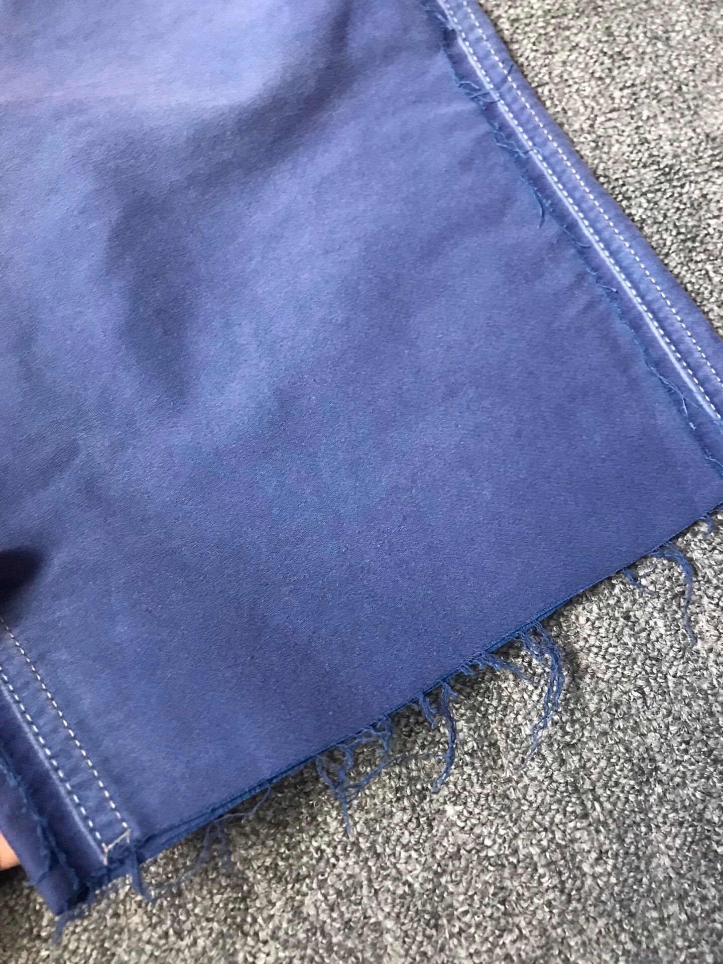 Maison Margiela Maison Margiela Vintage Washed Blue-Purple Raw Hem Short Size US 29 - 3 Thumbnail