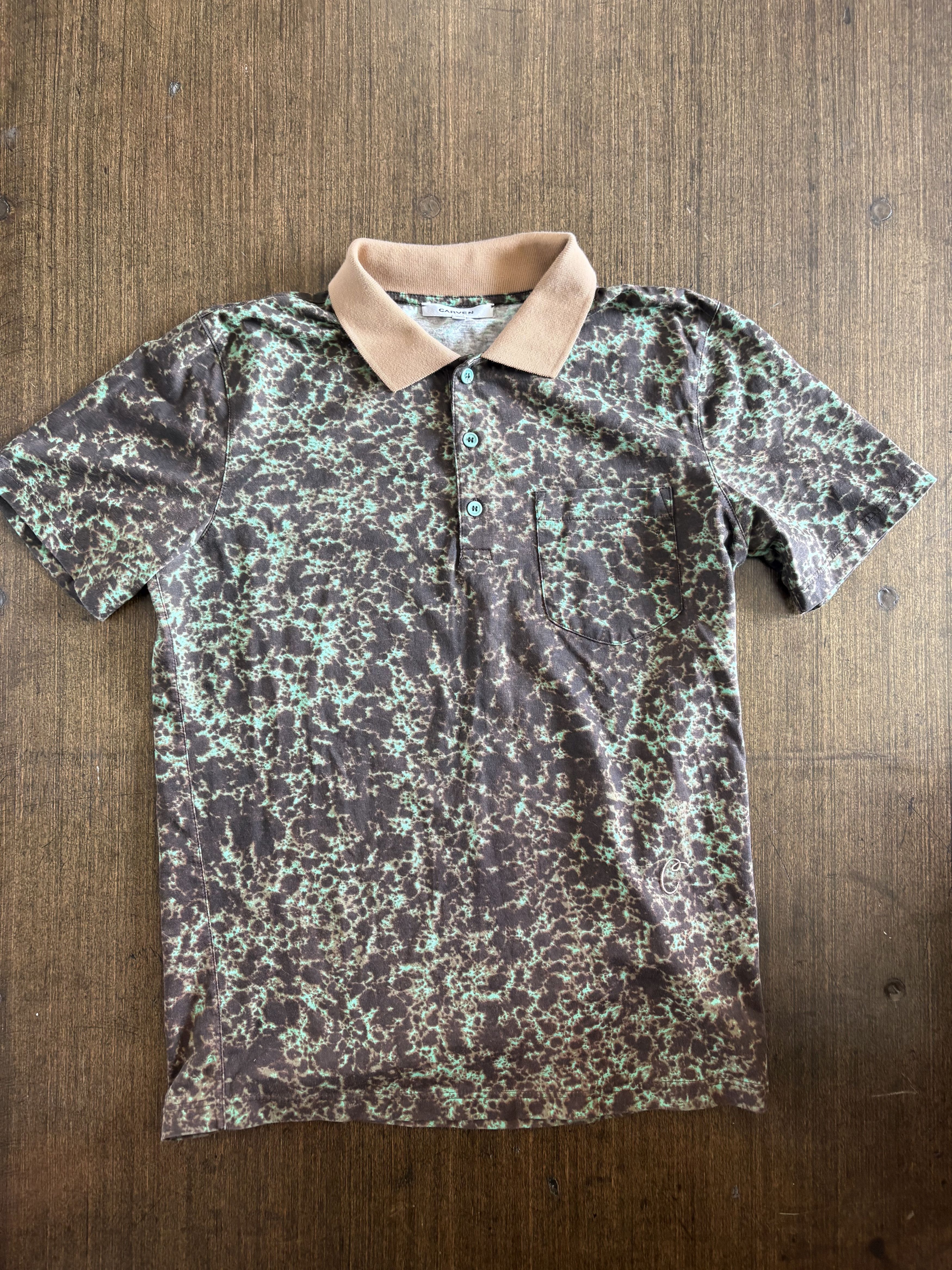 Carven Carven Men's Vintage Jungle Polo -- Small Size US S / EU 44-46 / 1 - 1 Thumbnail