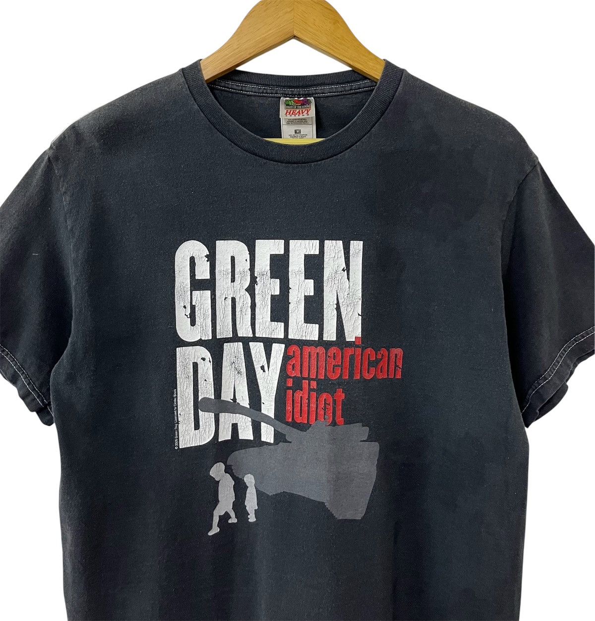 Band Tees VINTAGE 00s GREEN DAY AMERICAN IDIOT PUNK ROCK BAND TSHIRT Size US M / EU 48-50 / 2 - 3 Thumbnail