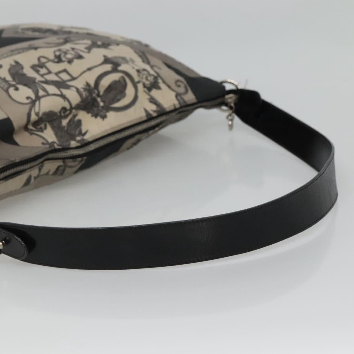 Salvatore Ferragamo Salvatore Ferragamo Shoulder Bag Canvas Gray Black Silver Size ONE SIZE - 7 Thumbnail