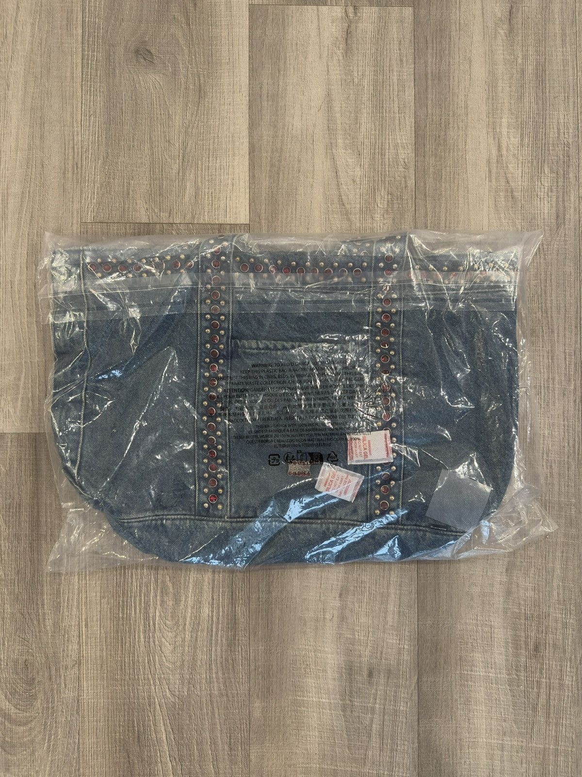 【新品未使用】Supreme b.b. Simon Denim Tote Bag Supreme b.b. Simon Denim Tote Bag Black - SS25 - US