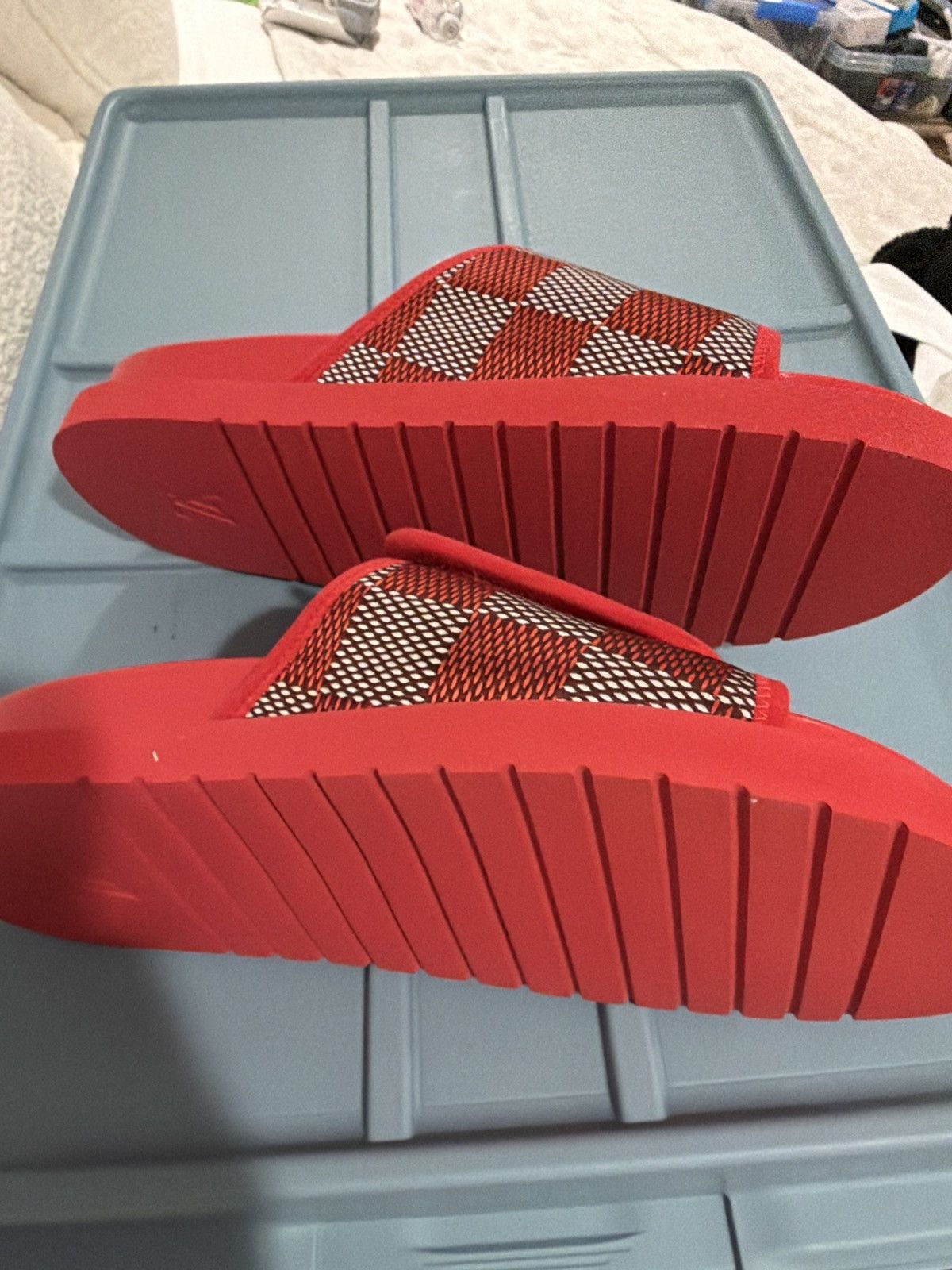 Louis Vuitton Louis Vuitton Miami mules red Size US 7 / EU 40 - 3 Thumbnail