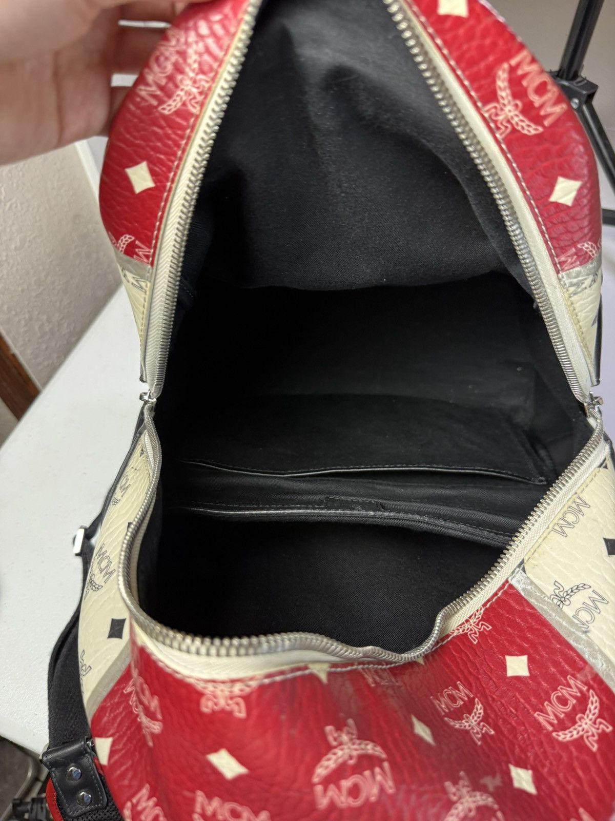 MCM MCM, a 'Logo print' backpack. Lot Size ONE SIZE - 7 Thumbnail