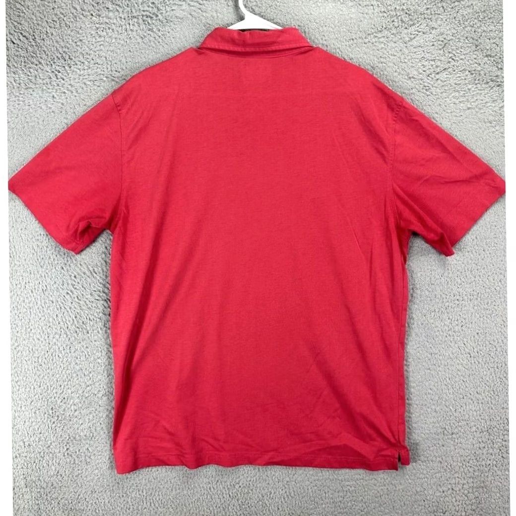 Vintage Linksoul Polo Shirt XL Dark Pink Tempus Fugit Casual Pocket Rugby Mens Size US XL / EU 56 / 4 - 2 Thumbnail