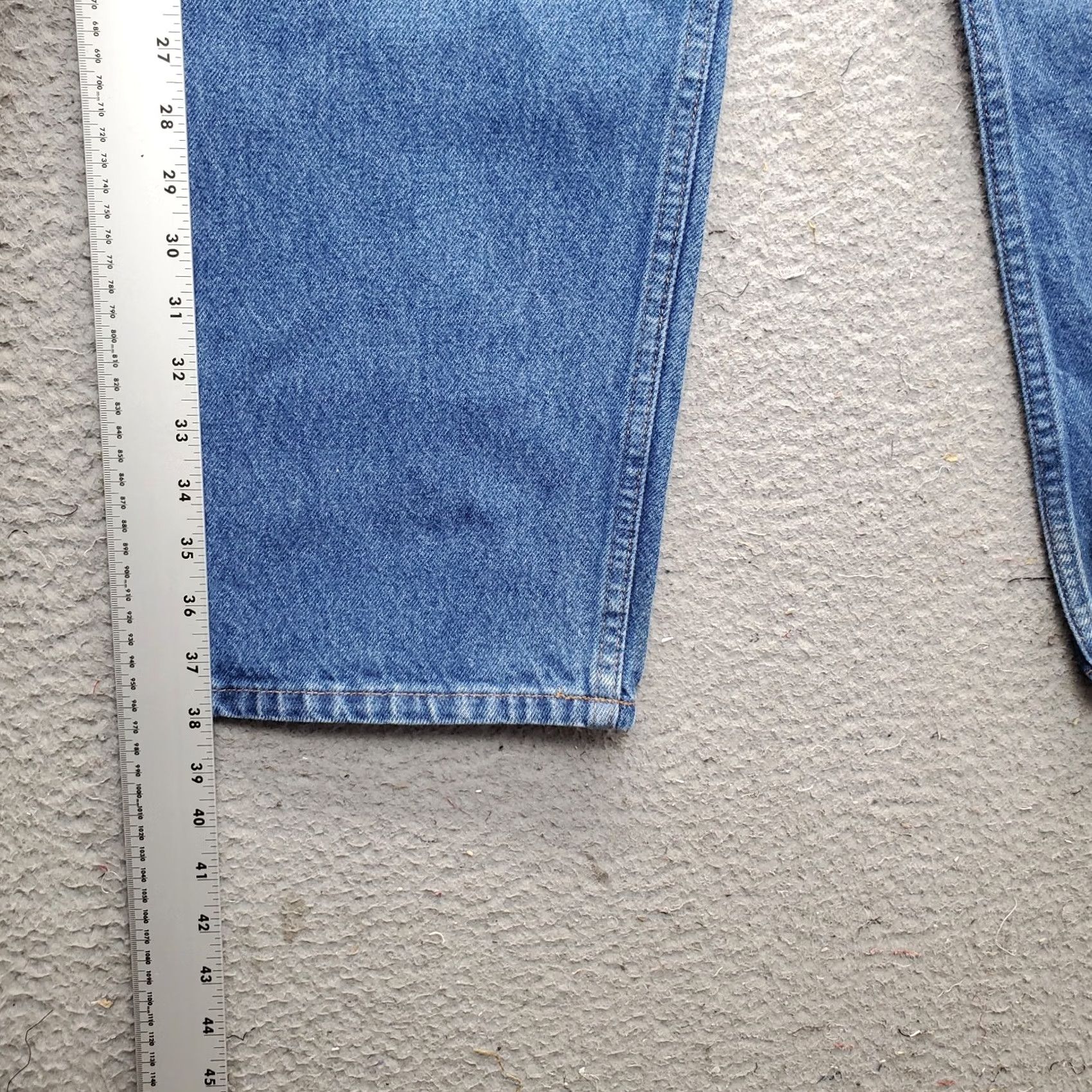 Vintage L.L. Bean Classic Fit Jeans Mens 38x29 Blue Denim Straight Stonewash Streetwear Size US 38 / EU 54 - 3 Thumbnail