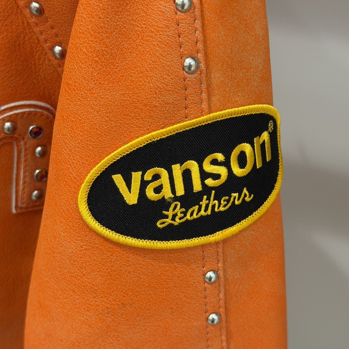 Supreme × Vanson Leathers Supreme Vanson Leathers b.b. Simon Jacket (FW25) Orange Size US L / EU 52-54 / 3 - 3 Thumbnail