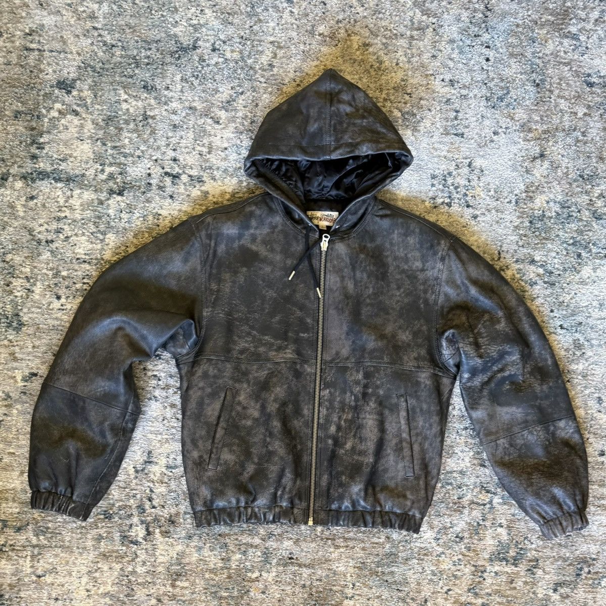 Stussy Stussy Leather Work Jacket - Stonewash | Grailed
