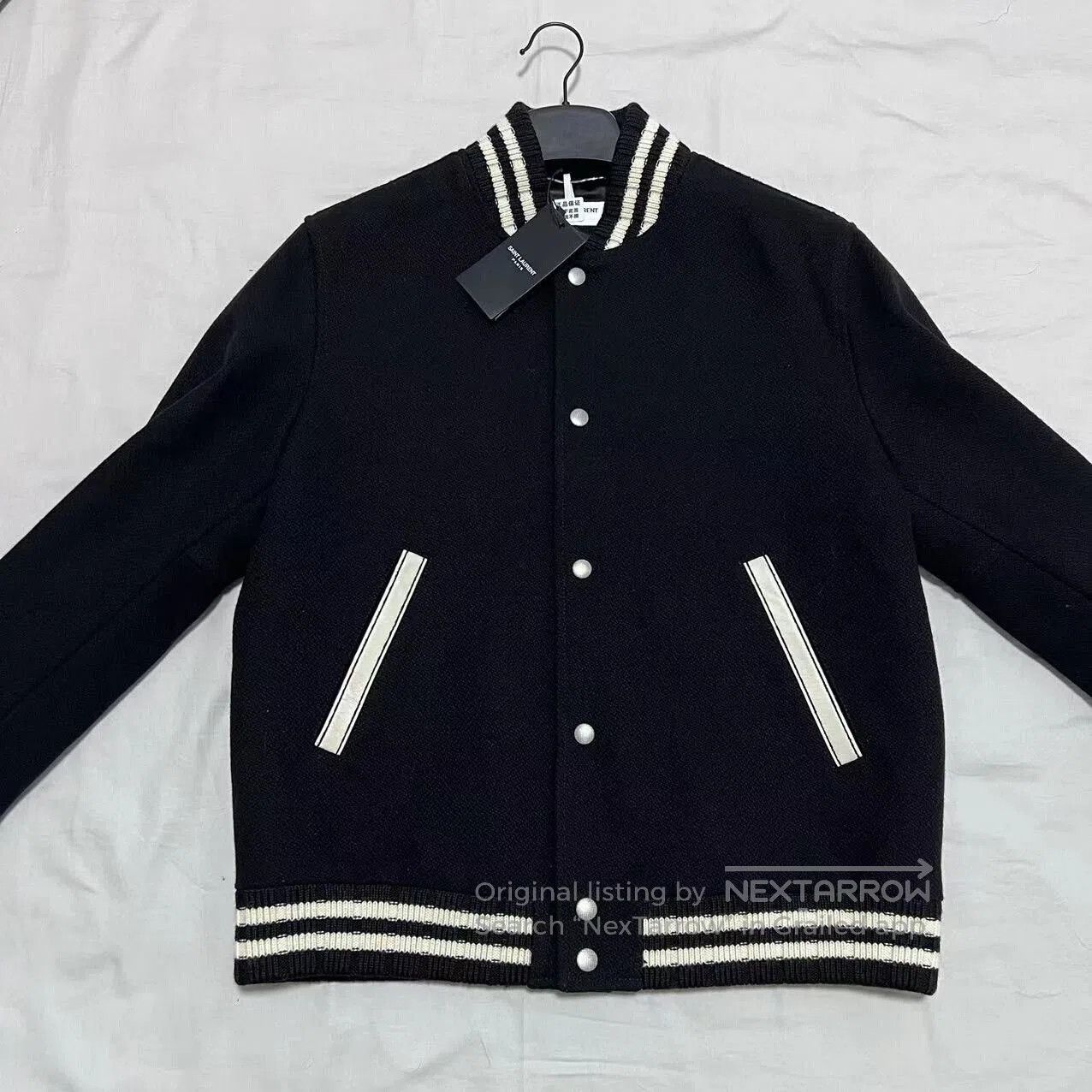 Saint Laurent Paris saint laurent wool baseball jacket with tags. Size US L / EU 52-54 / 3 - 1 Thumbnail
