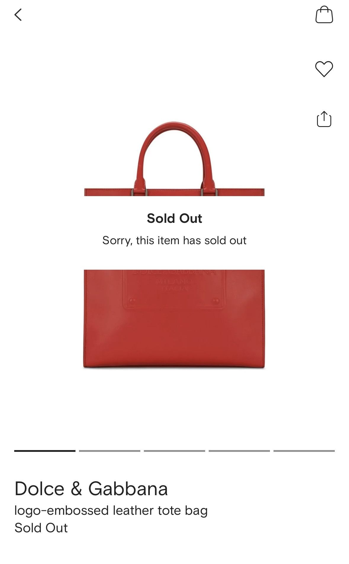 Dolce & Gabbana Dolce & Gabbana Logo Embossed Leather Tote Size ONE SIZE - 1 Thumbnail