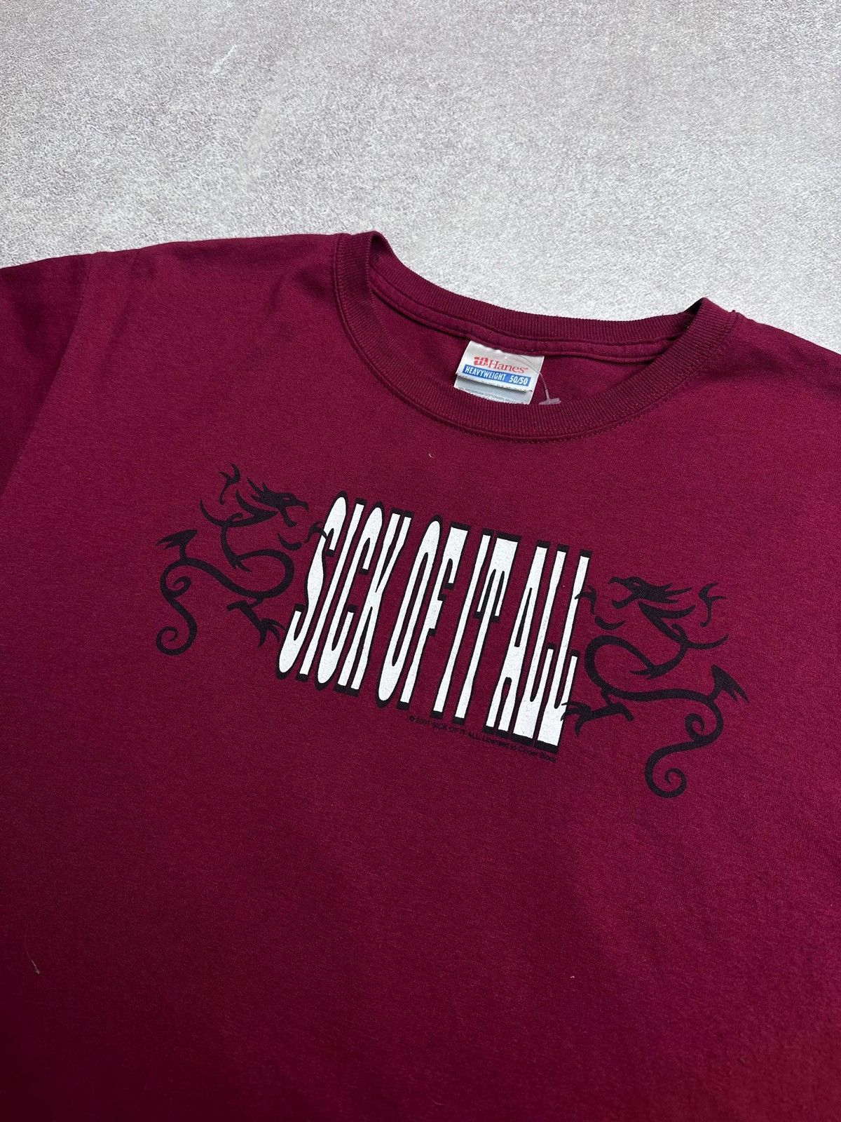 WWE Vintage WWE Sick Of It All T-shirt Rare S Size US S / EU 44-46 / 1 - 2 Thumbnail
