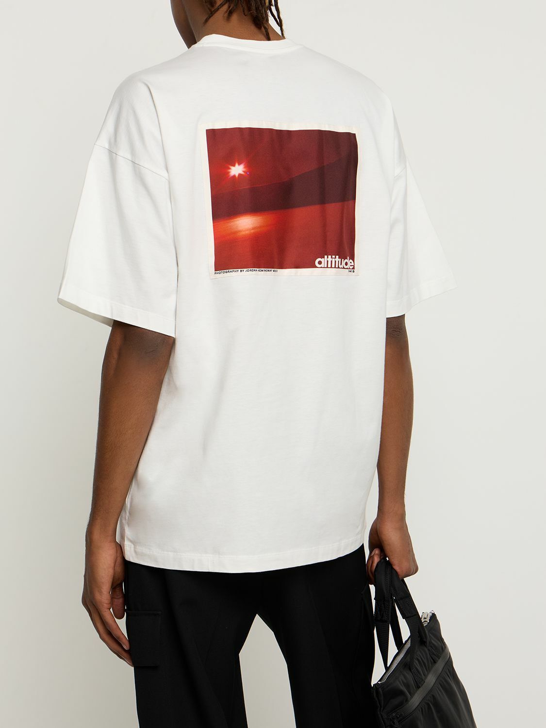 OAMC o1y0225 Logo Crewneck T-Shirt in White Size US XL / EU 56 / 4 - 5 Thumbnail