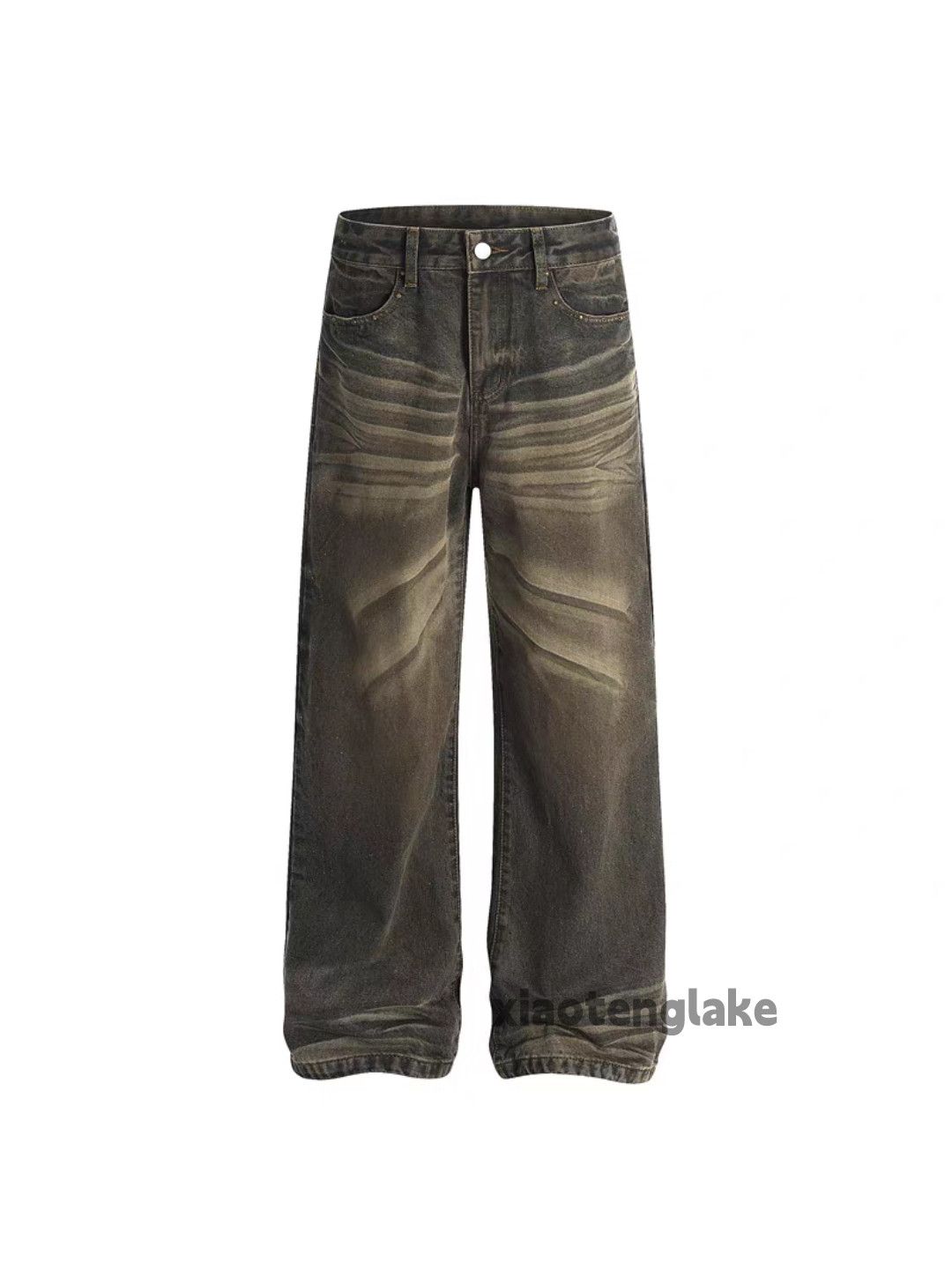 Jean xtl washed faded cleanfit vintage loose baggy jeans Size US 30 / EU 46 - 8 Thumbnail