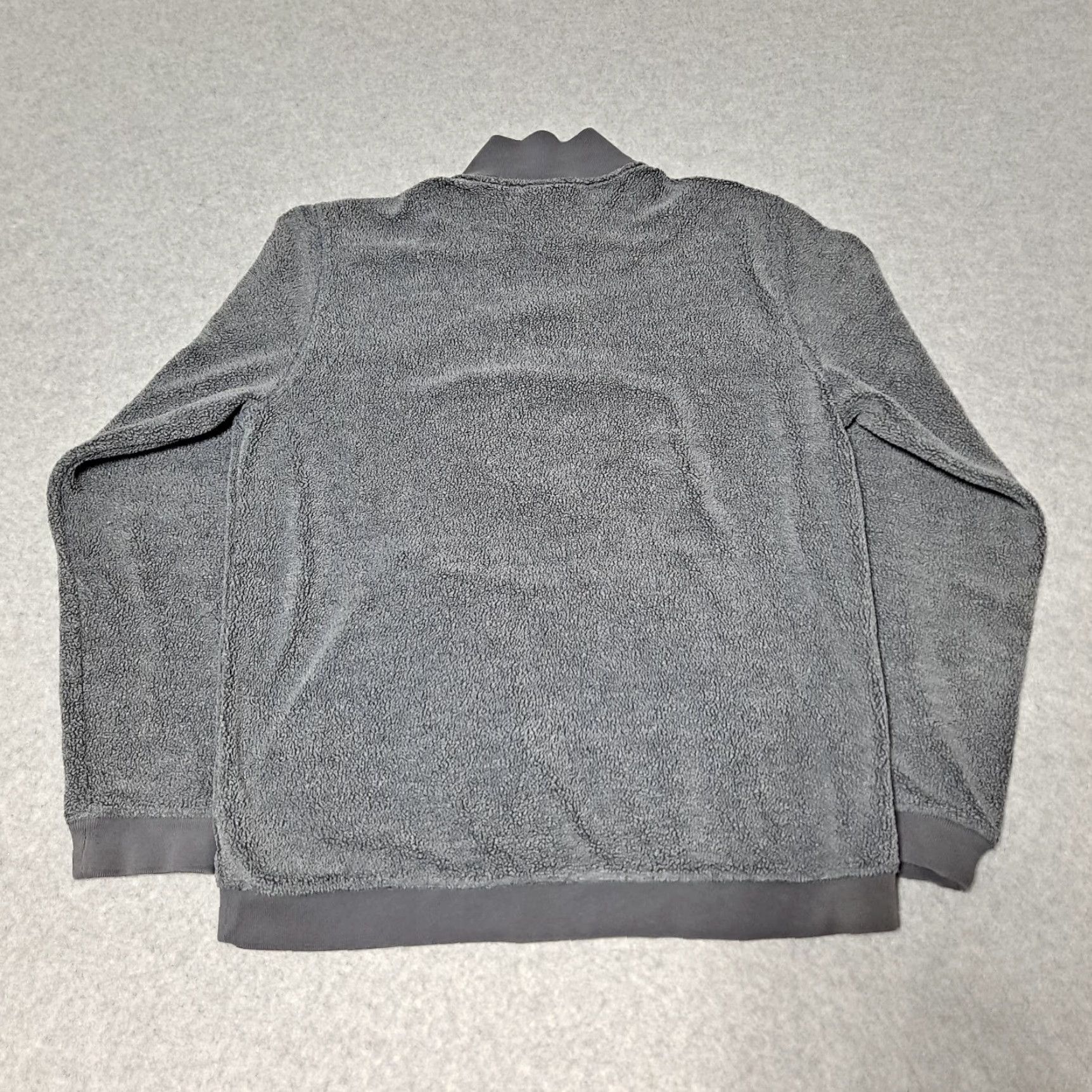 Vintage L.L. Bean Sweater Men Medium Gray Fleece Pullover Mock Neck 1/4 Zip Casual Outdoor Classic Size US M / EU 48-50 / 2 - 2 Thumbnail