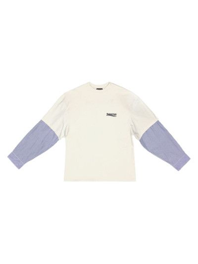 o1mt1gz0524 Political Campaign Layered T-Shirt in Multicolor