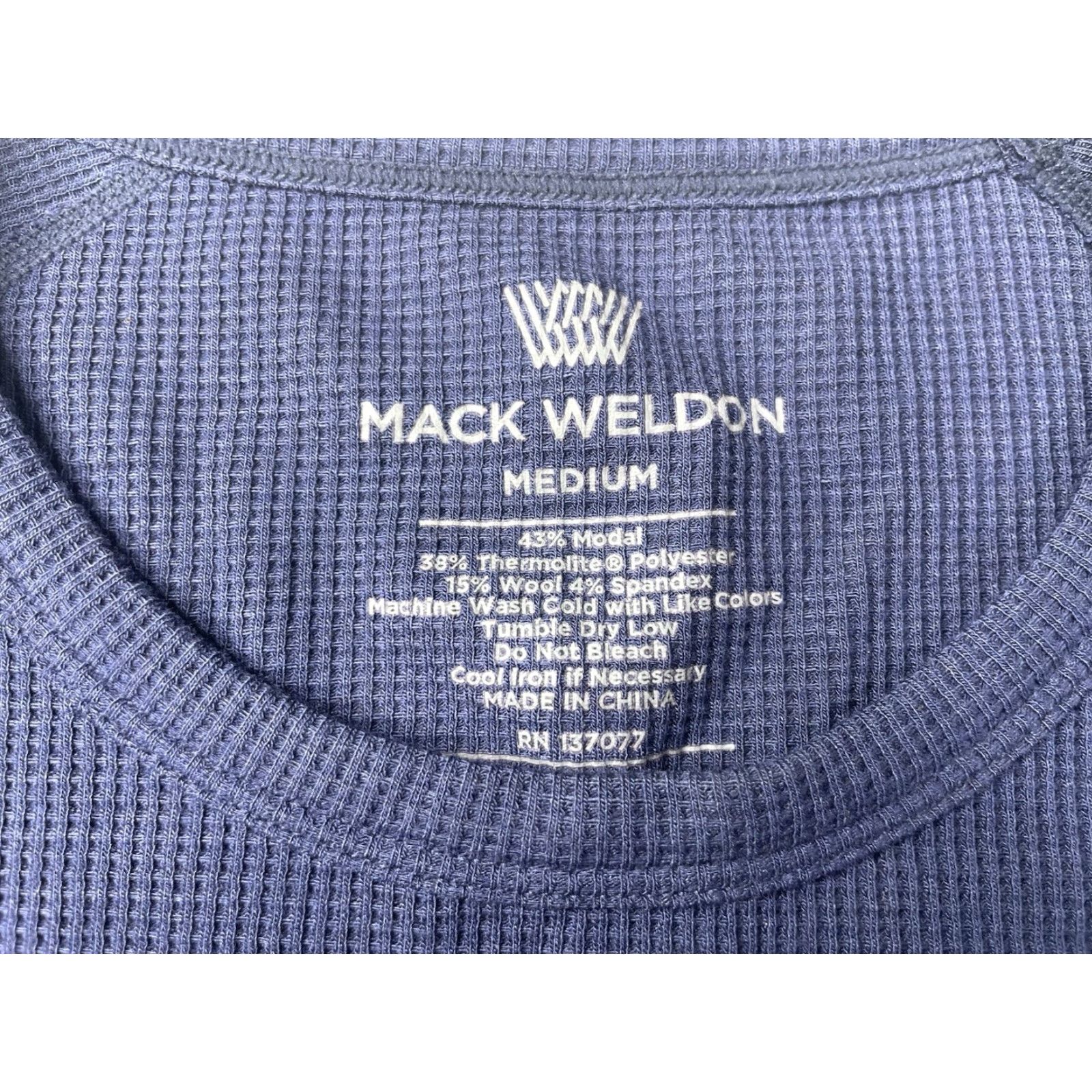 Vintage Mack Weldon Shirt Men Medium Thermolite Wool Blend Crewneck Thermal Kn Size US M / EU 48-50 / 2 - 3 Thumbnail