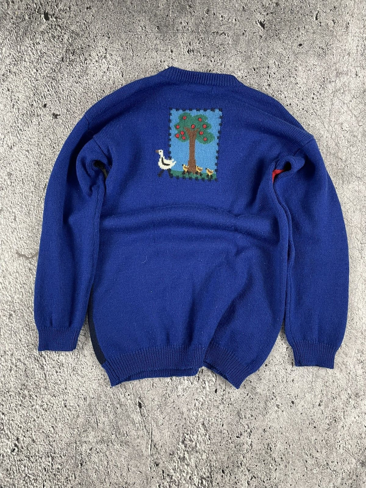 Handmade × Vintage Vintage handmade patchwork country jumper sweater knit Size M / US 6-8 / IT 42-44 - 6 Thumbnail