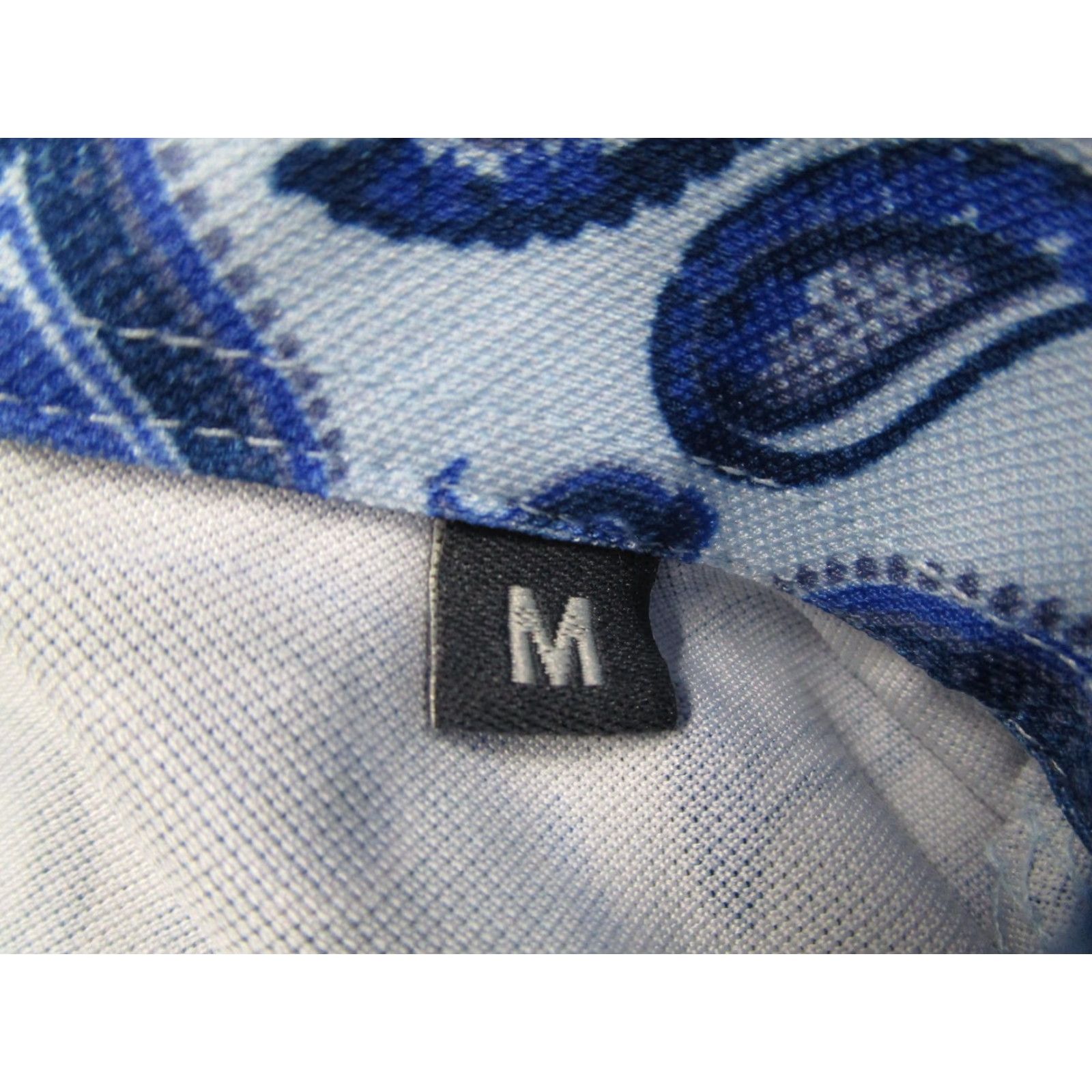 Vintage Turtleson Polo Shirt Mens Medium Blue Paisley Rolling Hills Golf California Size US M / EU 48-50 / 2 - 4 Thumbnail