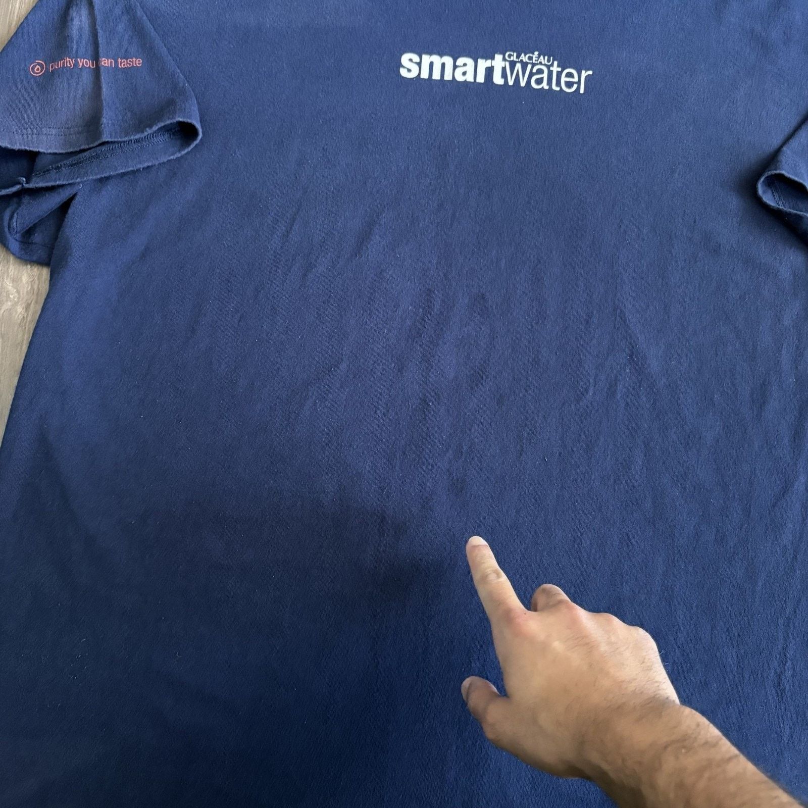 Vintage Vintage Smart Water Promo T-Shirt Men's Size XL Blue Size US XL / EU 56 / 4 - 6 Thumbnail