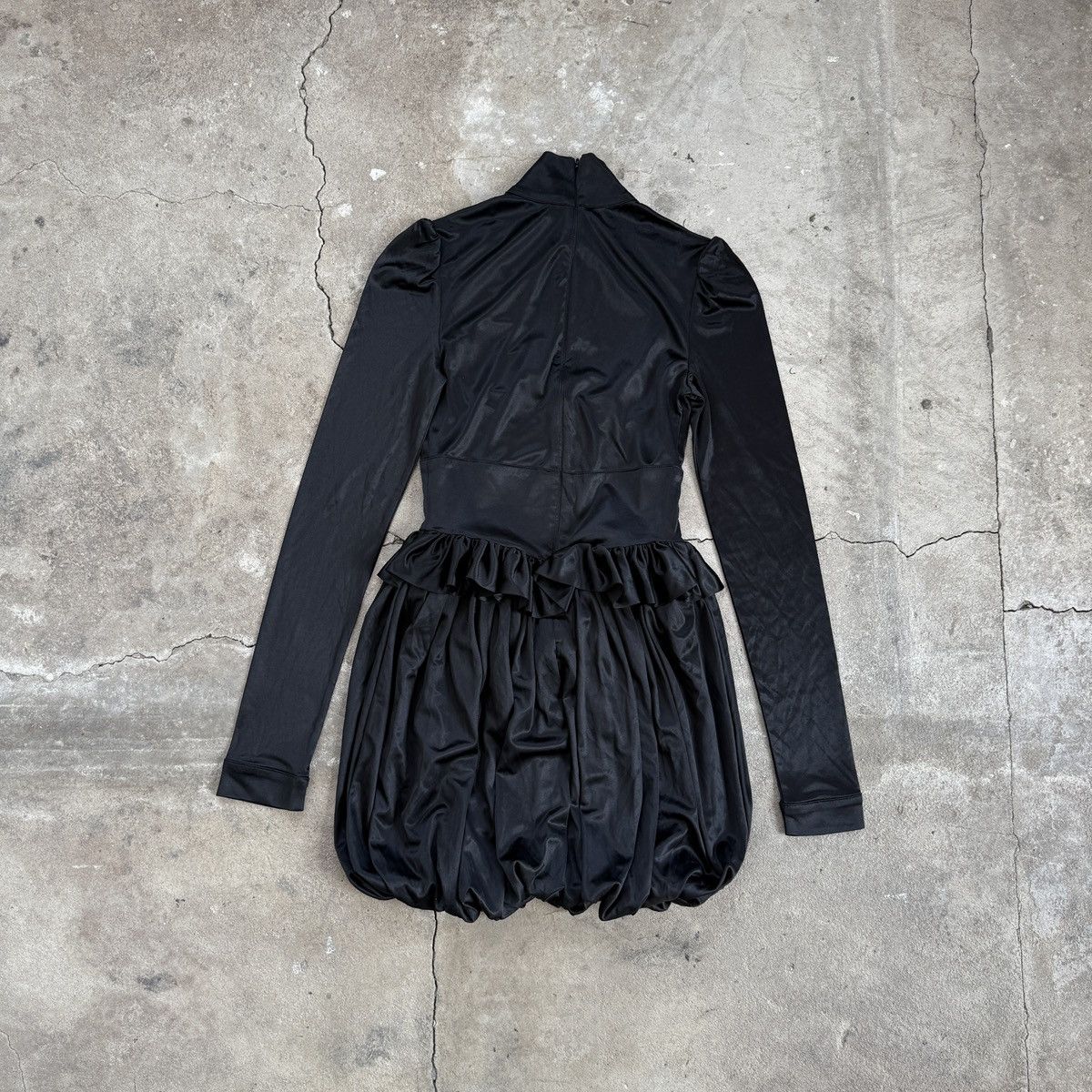 Designer × H&M Paco Rabanne x H&M Midi Black Dress Size XS / US 0-2 / IT 36-38 - 3 Thumbnail