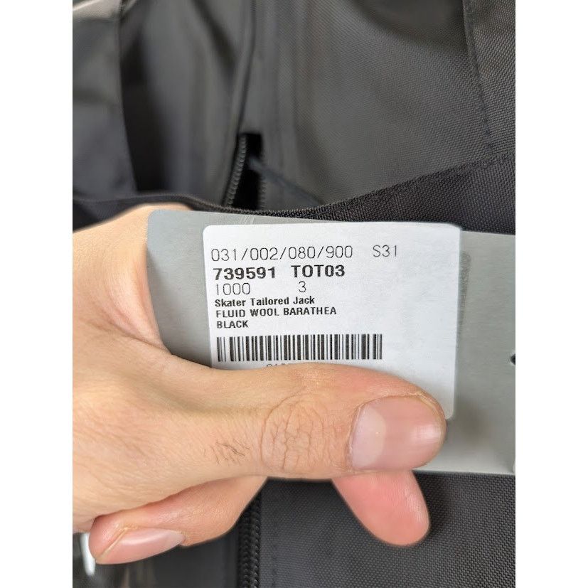 Balenciaga o1rshd1 Fluid Wool Barathea Skater Tailored Jacket in Black Size US L / EU 52-54 / 3 - 19 Thumbnail