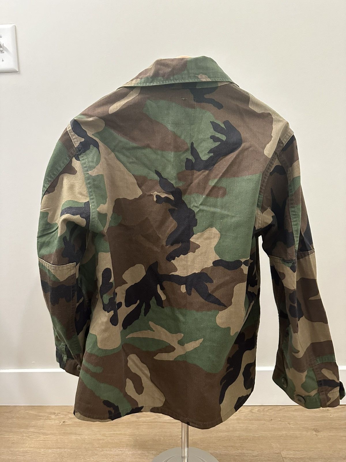 Vintage Vintage Military Camo Button Up Jacket Size US XXS / EU 40 - 3 Thumbnail