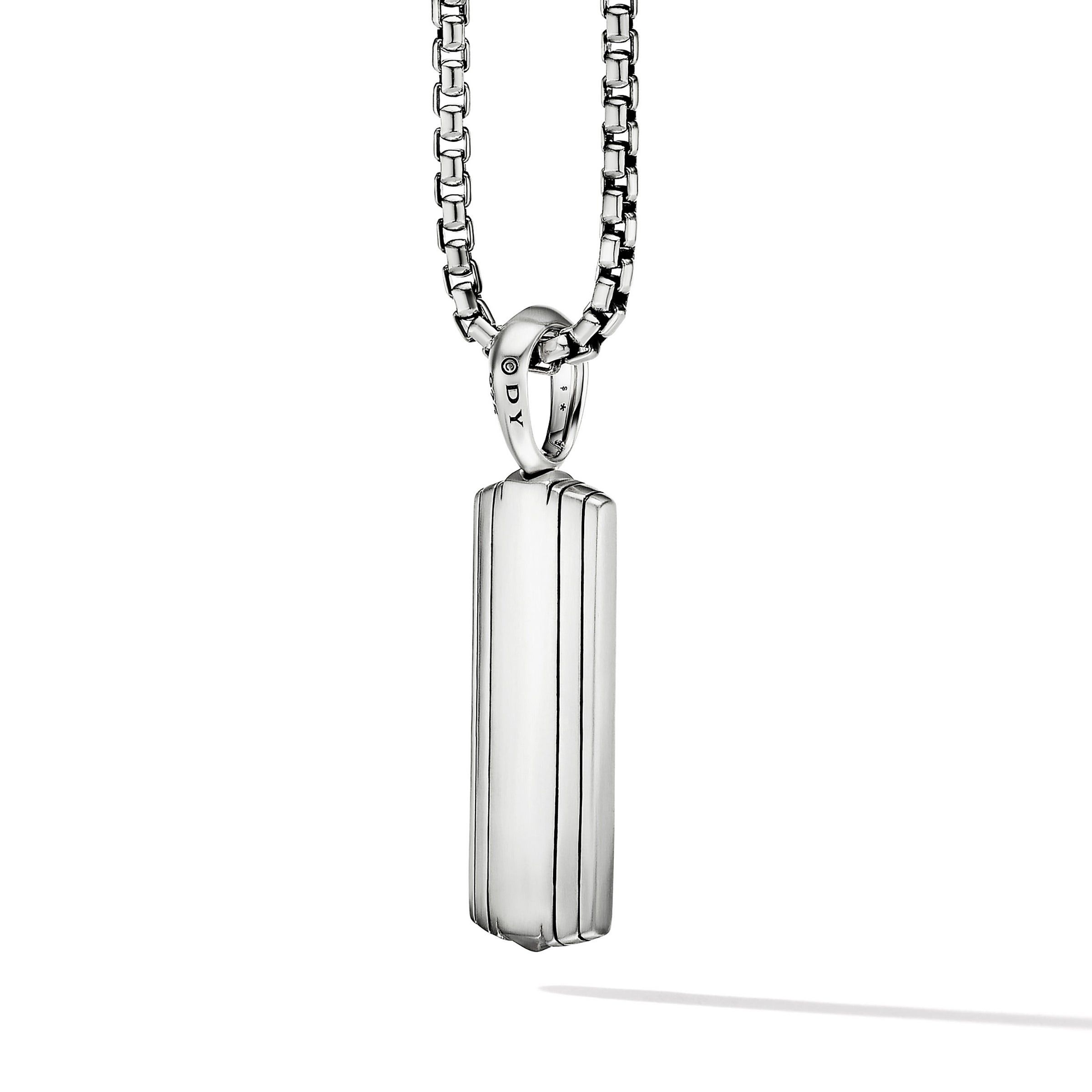 David Yurman o1w1db10526 D25613M /Size 7/Pyramid Ingot Tag in Silver Size ONE SIZE - 2 Thumbnail