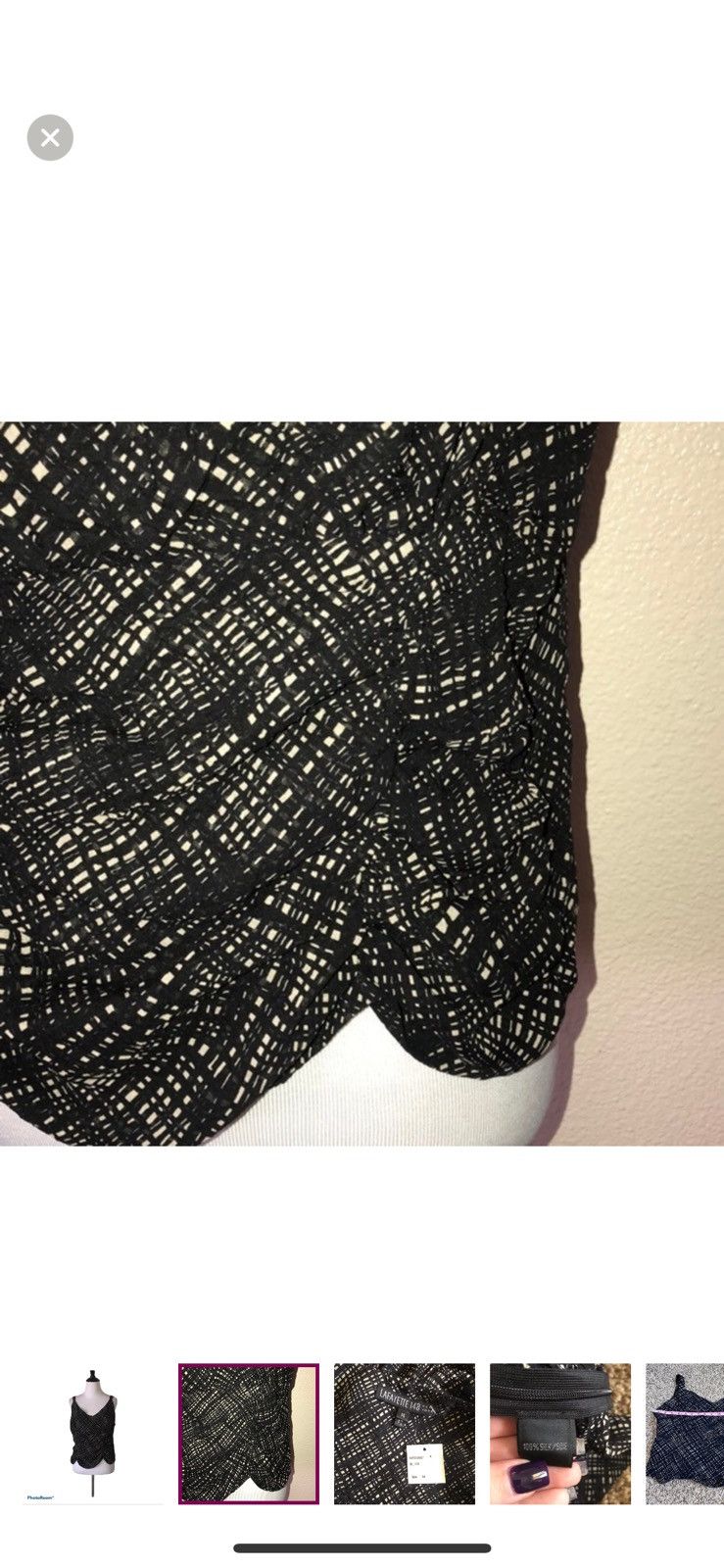 Lafayette 148 Lafayette 148 New York ruched sleeveless blouse size 14 Size XL / US 12-14 / IT 48-50 - 2 Thumbnail