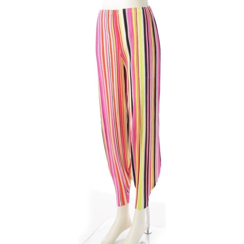 Issey Miyake Issey Miyake size:4 Pink and yellow aurora dress Size XS / US 0-2 / IT 36-38 - 4 Thumbnail
