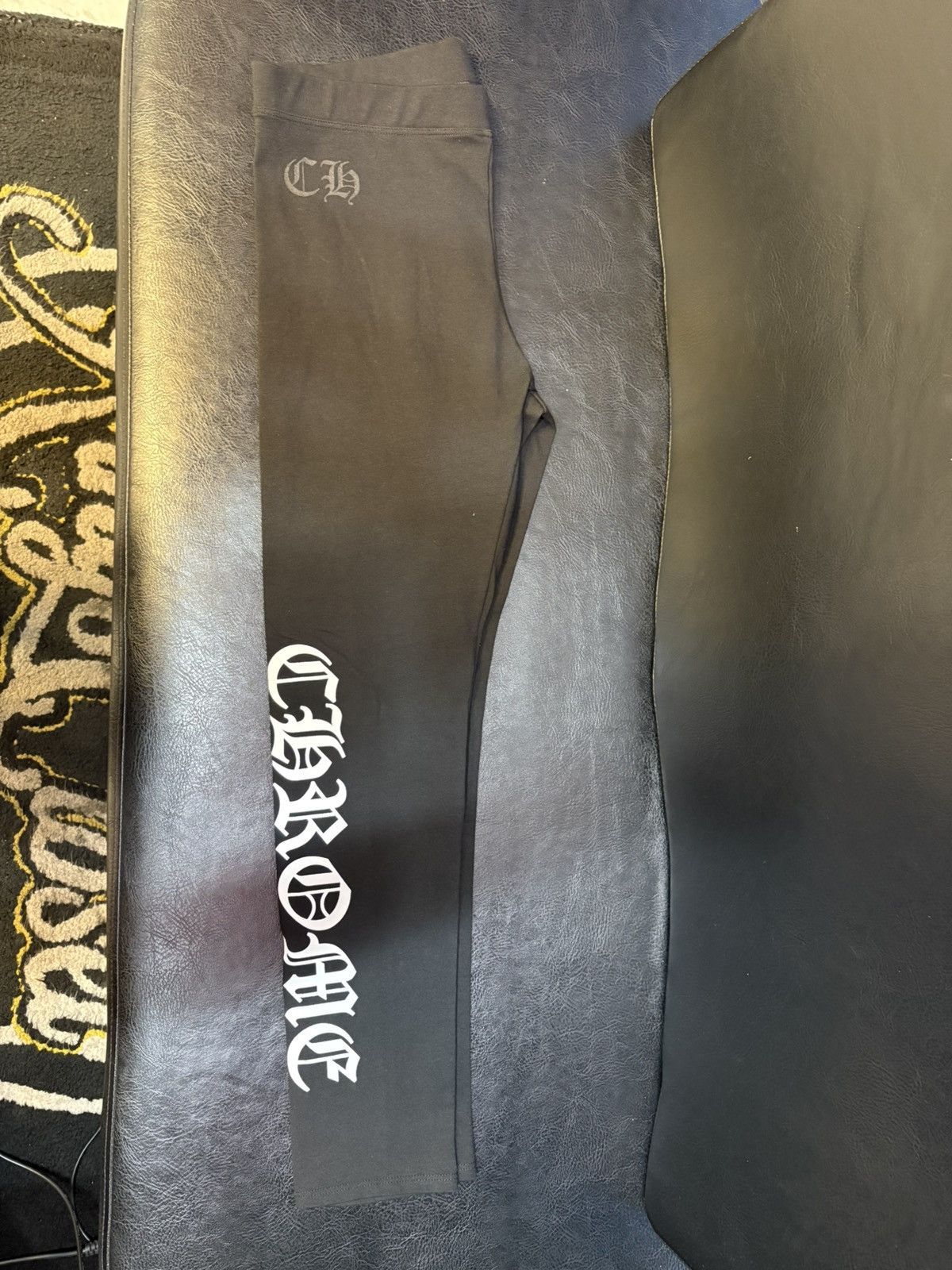Chrome Hearts Horseshoe Logo Spellout yogo pants Size 32" / US 10 / IT 46 - 1 Thumbnail