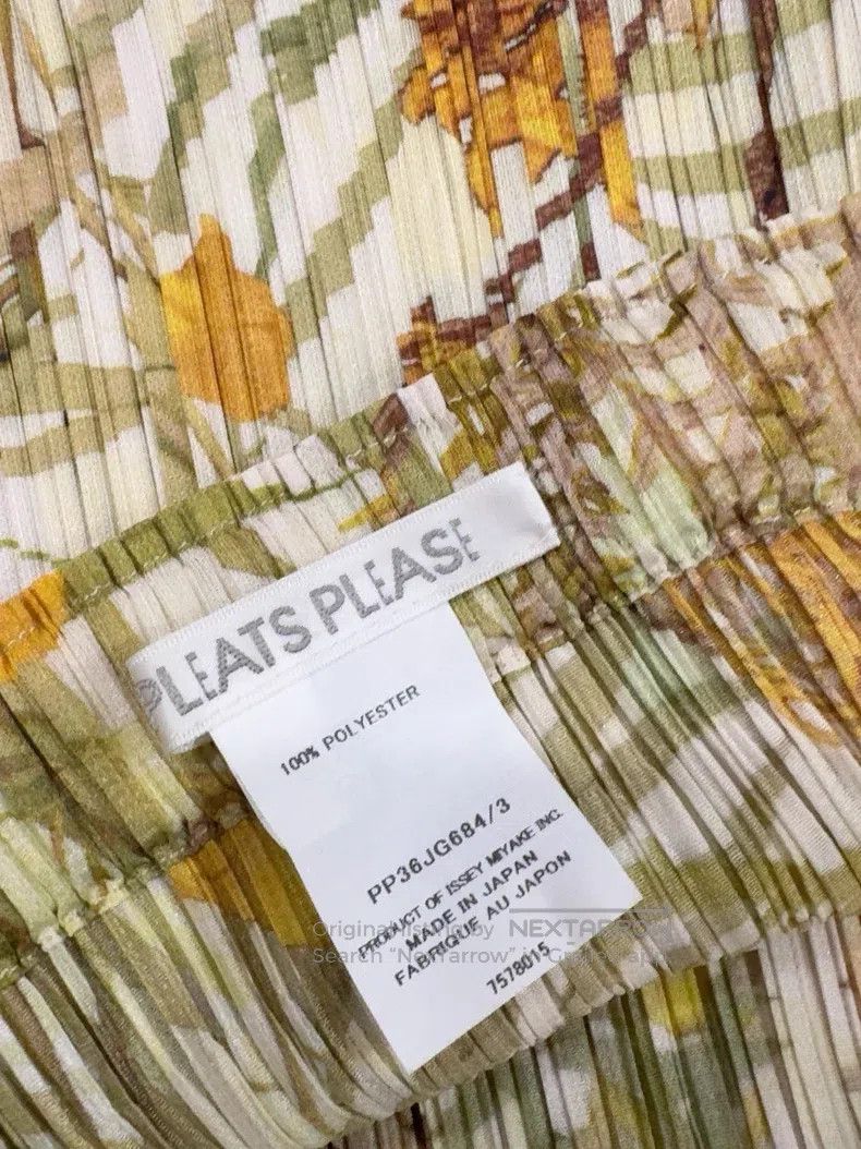 Issey Miyake Issey Miyake size:3 Yellow Midi Skirt Size 31" - 4 Thumbnail