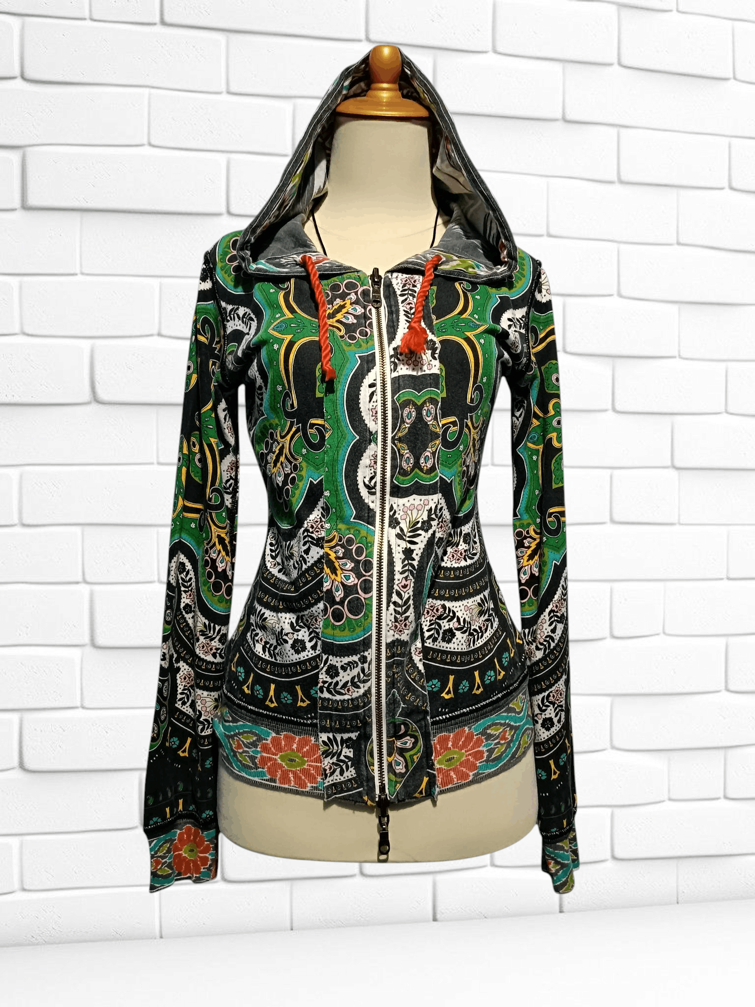 Billabong Vintage Billabong All Over Print Hoodie Size S / US 4 / IT 40 - 1 Thumbnail