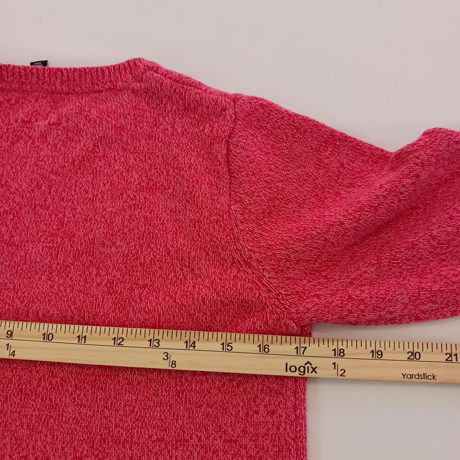 Designer Calvin Klein Jeans Women's Pink Cotton Logo Sweater L(12/14) Size L / US 10 / IT 46 - 5 Thumbnail