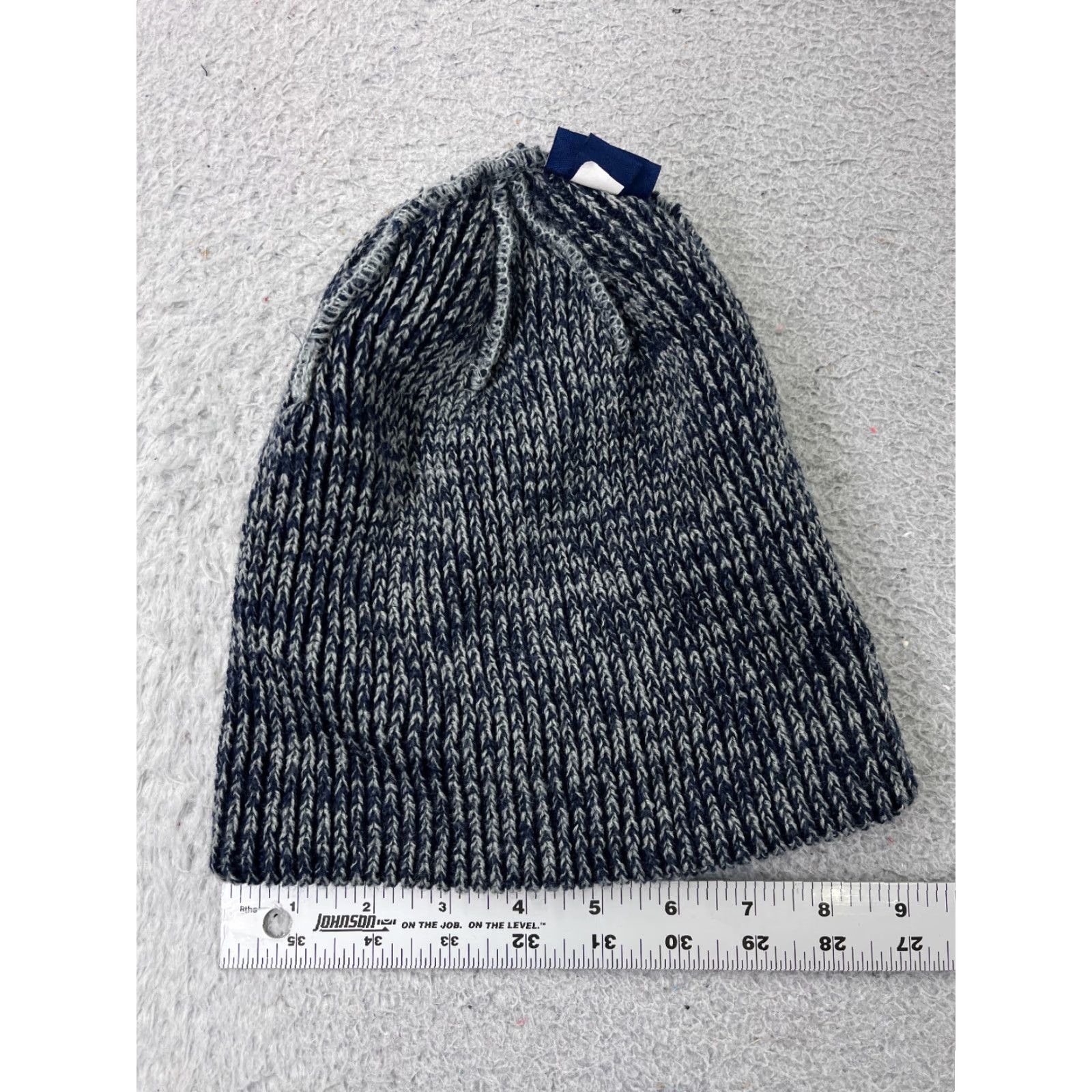 Vintage North Star Beanie Toque Adult One Size Blue White Knit Embroidered 100% Acrylic Size ONE SIZE - 5 Thumbnail