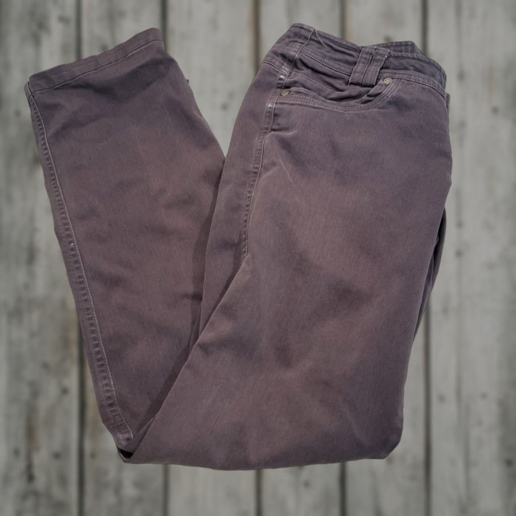 Vintage Kuhl Jeans Pants Women’s Size 4 Purple Eggplant Straight Pockets Regular Gloves? No Size 27" / US 4 / IT 40 - 1 Thumbnail