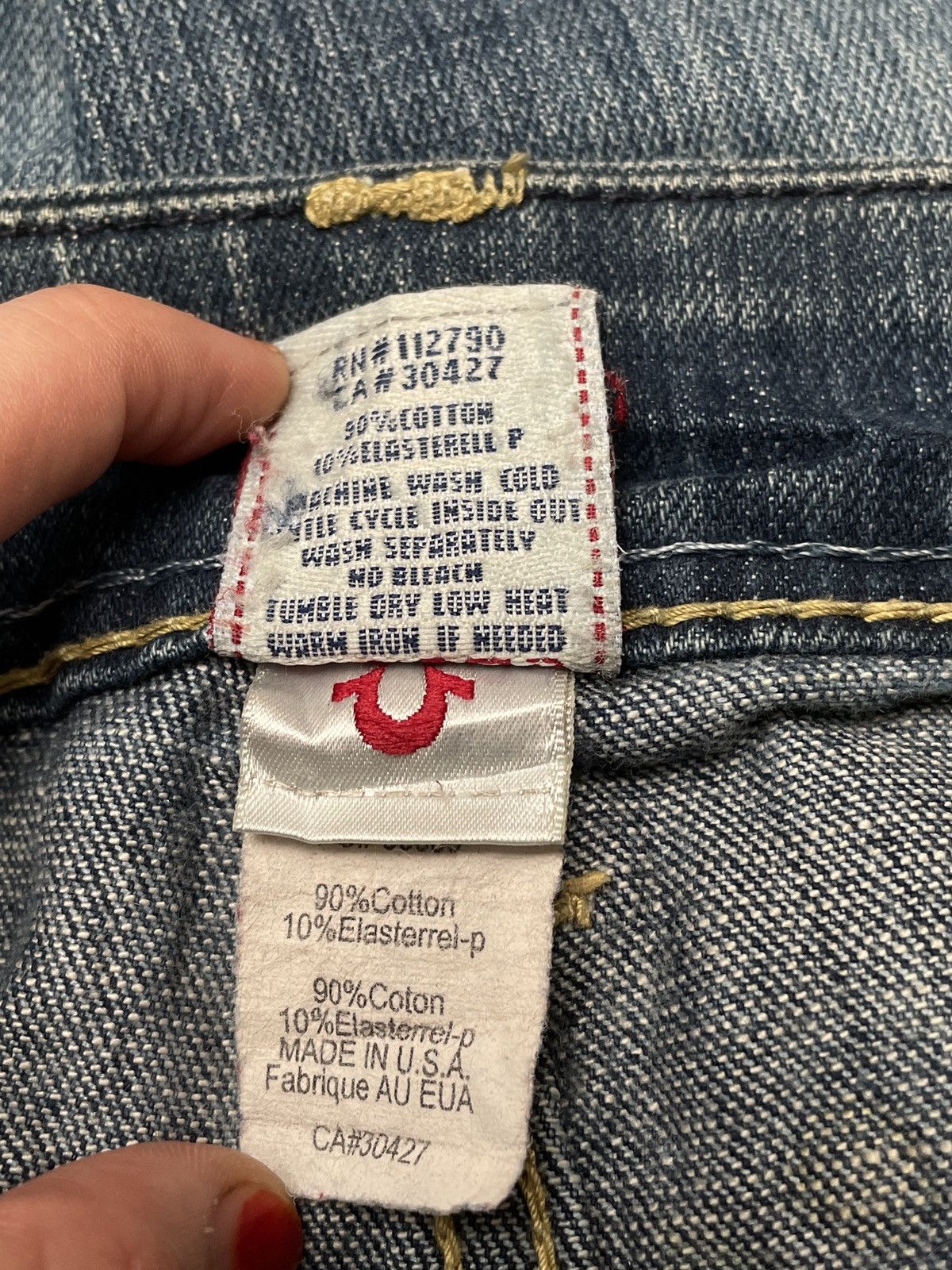 True Religion × Vintage Vintage Brand True Religion Made In Usa Jeans 2000s Size US 30 / EU 46 - 12 Thumbnail