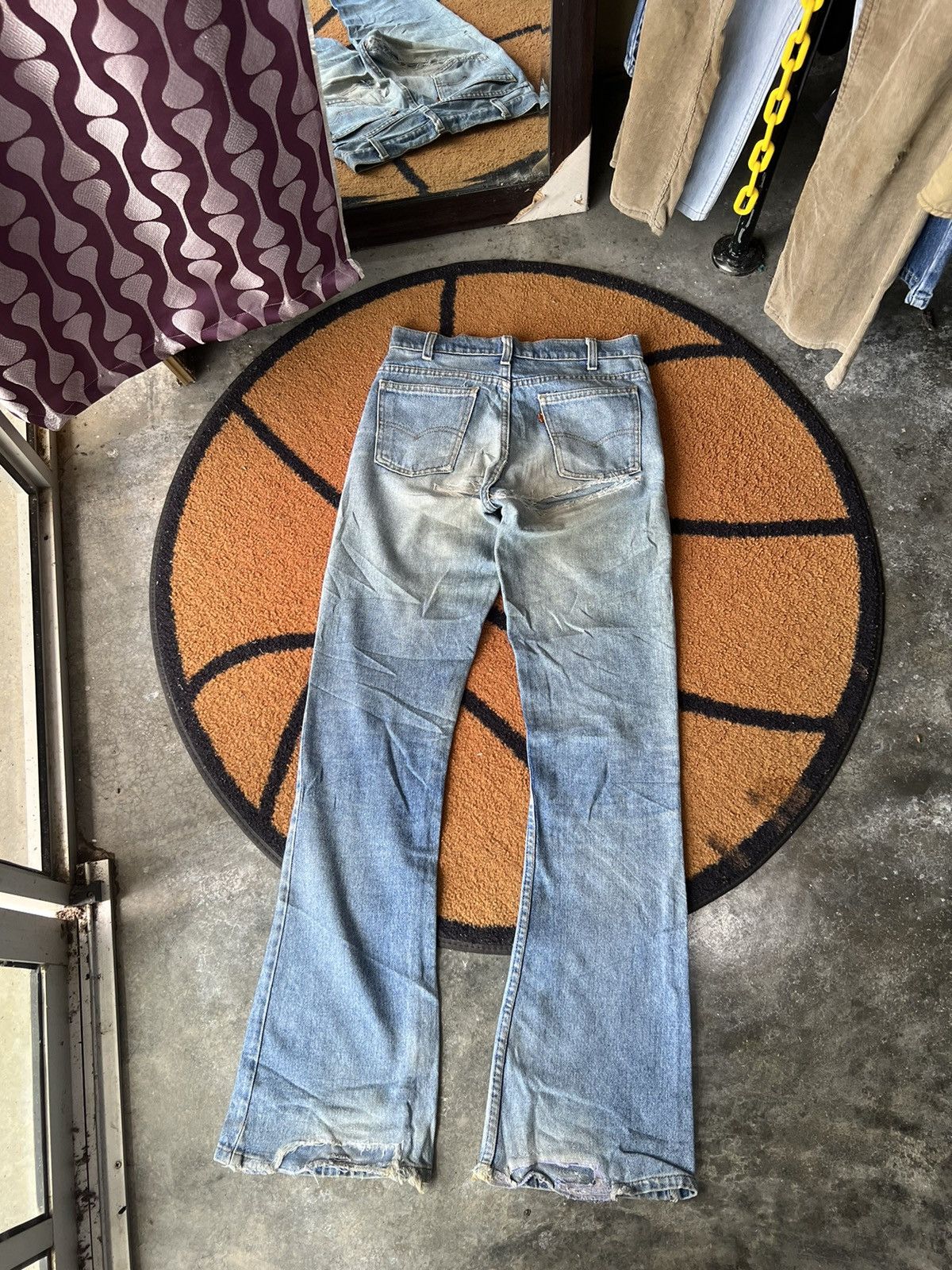 Levi's Vintage Clothing 🔥Vintage Levis Distressed Denim Made in Usa Size US 29 - 1 Thumbnail