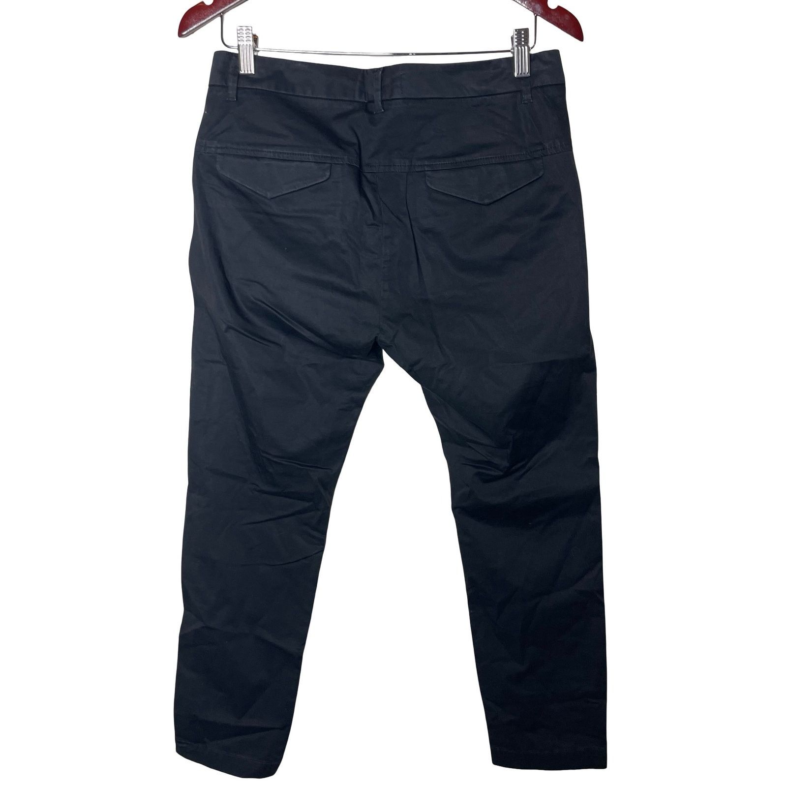 Nili Lotan Nili Lotan cropped chino pants in cavern black sz 4 Size 28" / US 6 / IT 42 - 5 Thumbnail