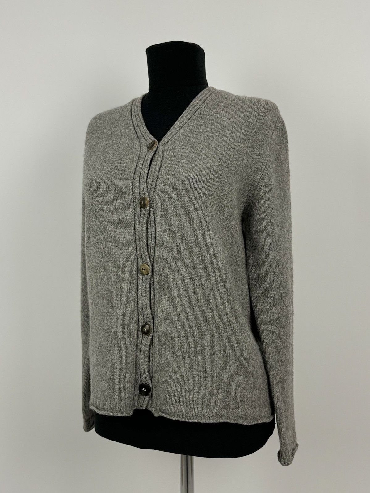 Jil Sander Jil Sander Knitted Gray Sweater Size S / US 4 / IT 40 - 1 Thumbnail