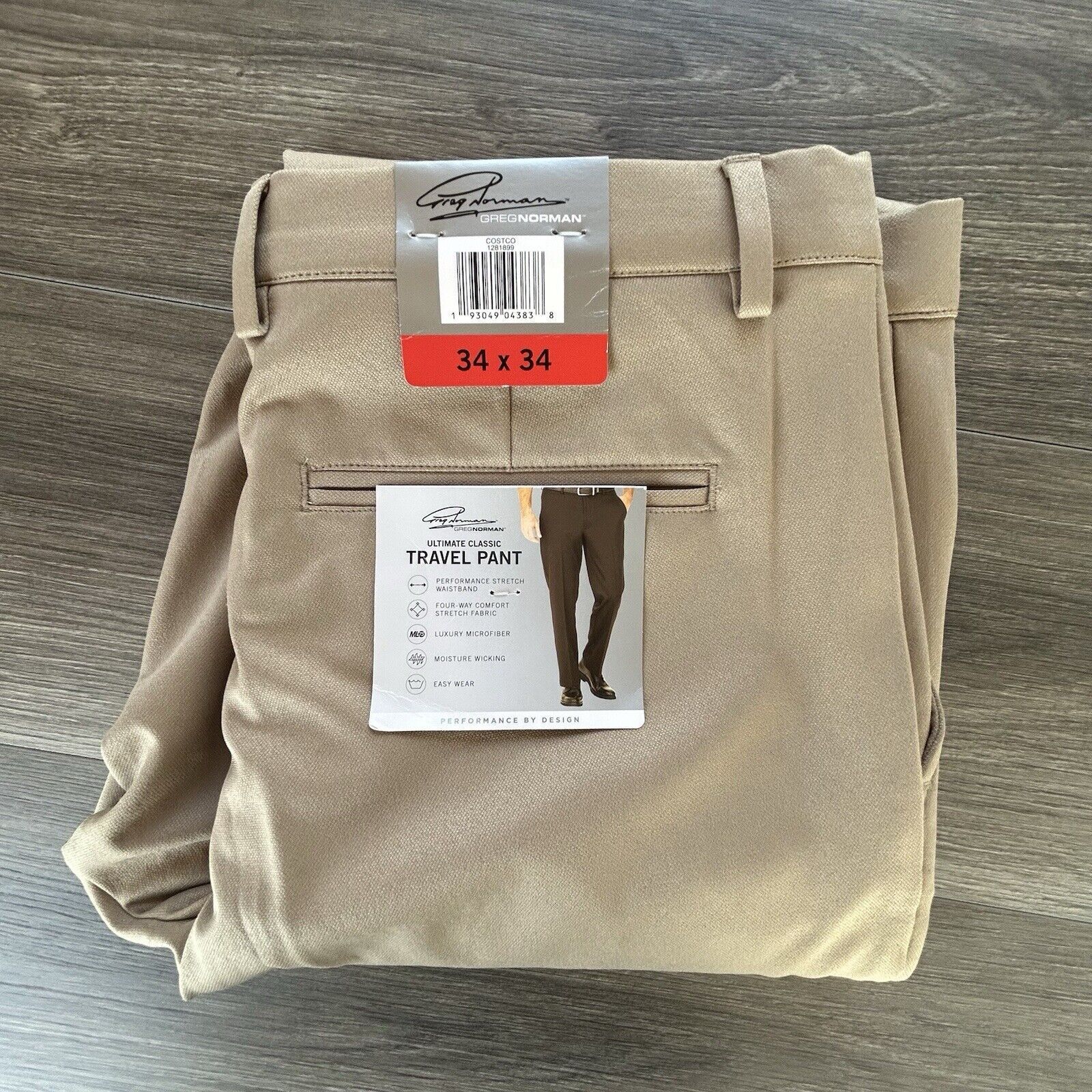 Greg Norman Greg Norman Ultimate Classic Travel Pant Mens 34x34 Size US 34 / EU 50 - 1 Thumbnail