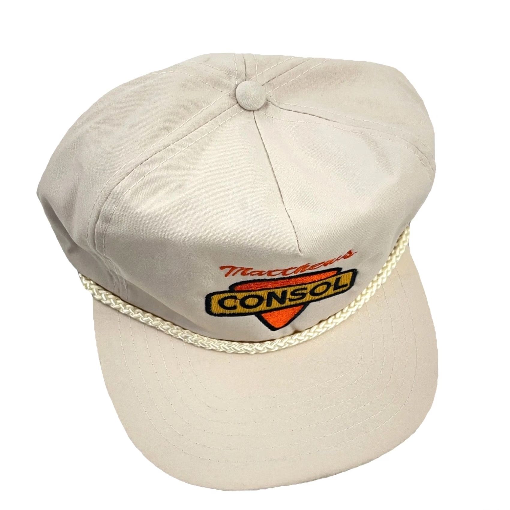 Coal VINTAGE Consol Trucker Hat Cap Coal Mining 80s 90s Rope Matthews Tan One Size Mens Size ONE SIZE - 3 Thumbnail