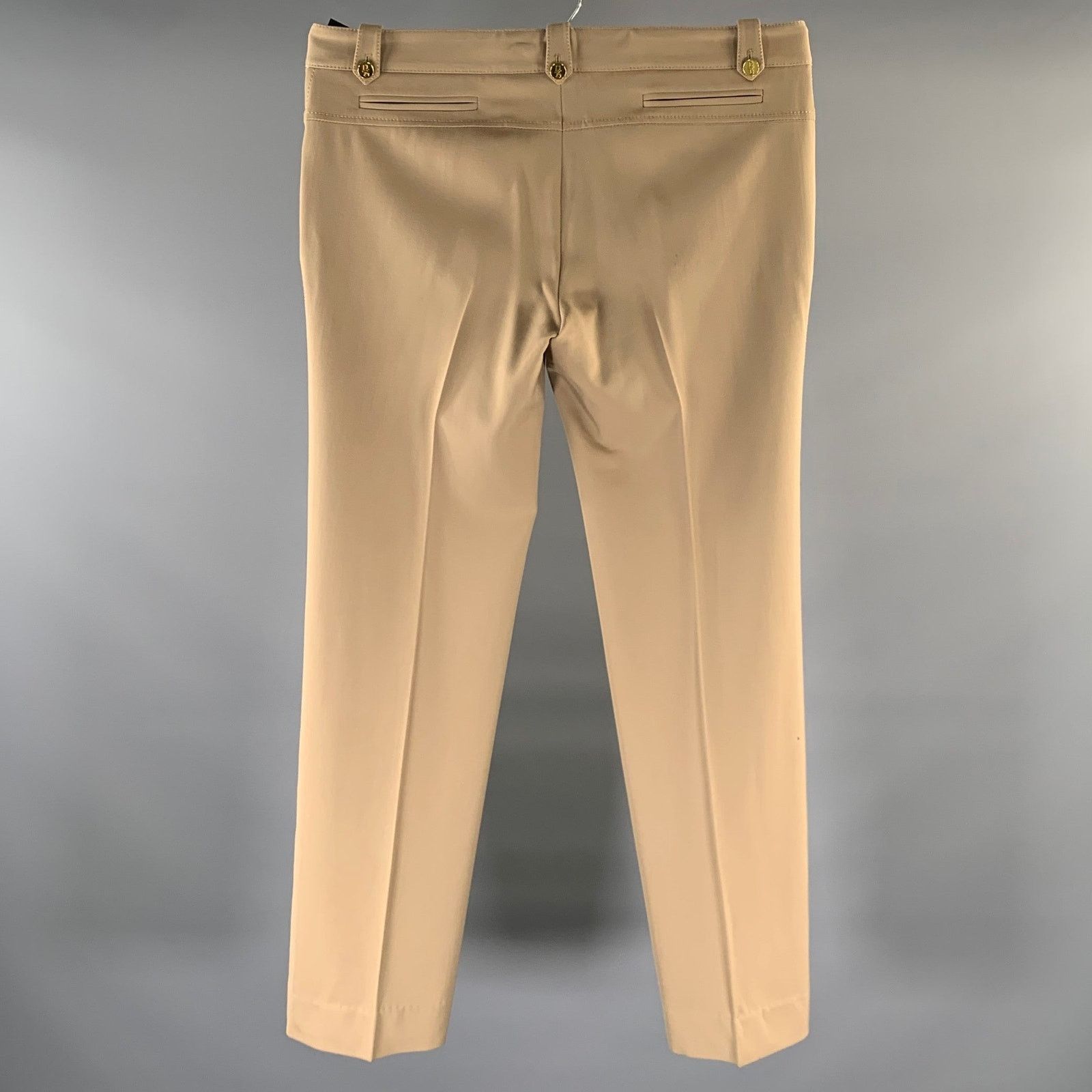 Dolce & Gabbana DOLCE & GABBANA Size 36 Khaki Wool Blend Dress Pants Size US 36 / EU 52 - 4 Thumbnail