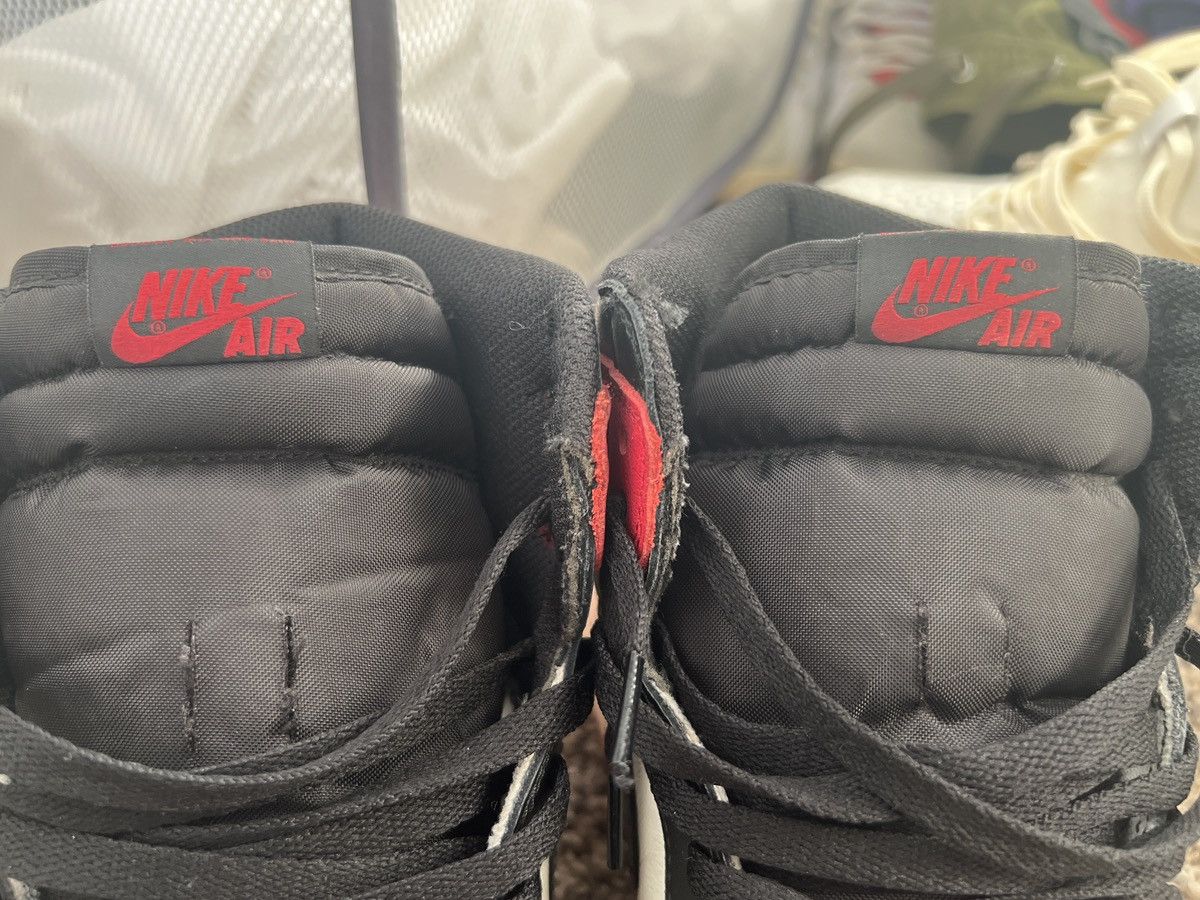 Jordan Brand × Nike Air Jordan 1 Bred Toe Size US 12 / EU 45 - 9 Thumbnail