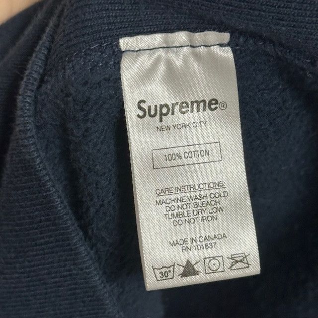 Supreme Supreme Delta Logo Hoodie FW19 Navy Blue Mens Size Medium Size US M / EU 48-50 / 2 - 5 Thumbnail