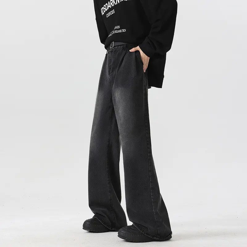 Japanese Brand × Jean Retro straight leg wide leg slightly flared jeans Size US 30 / EU 46 - 5 Thumbnail