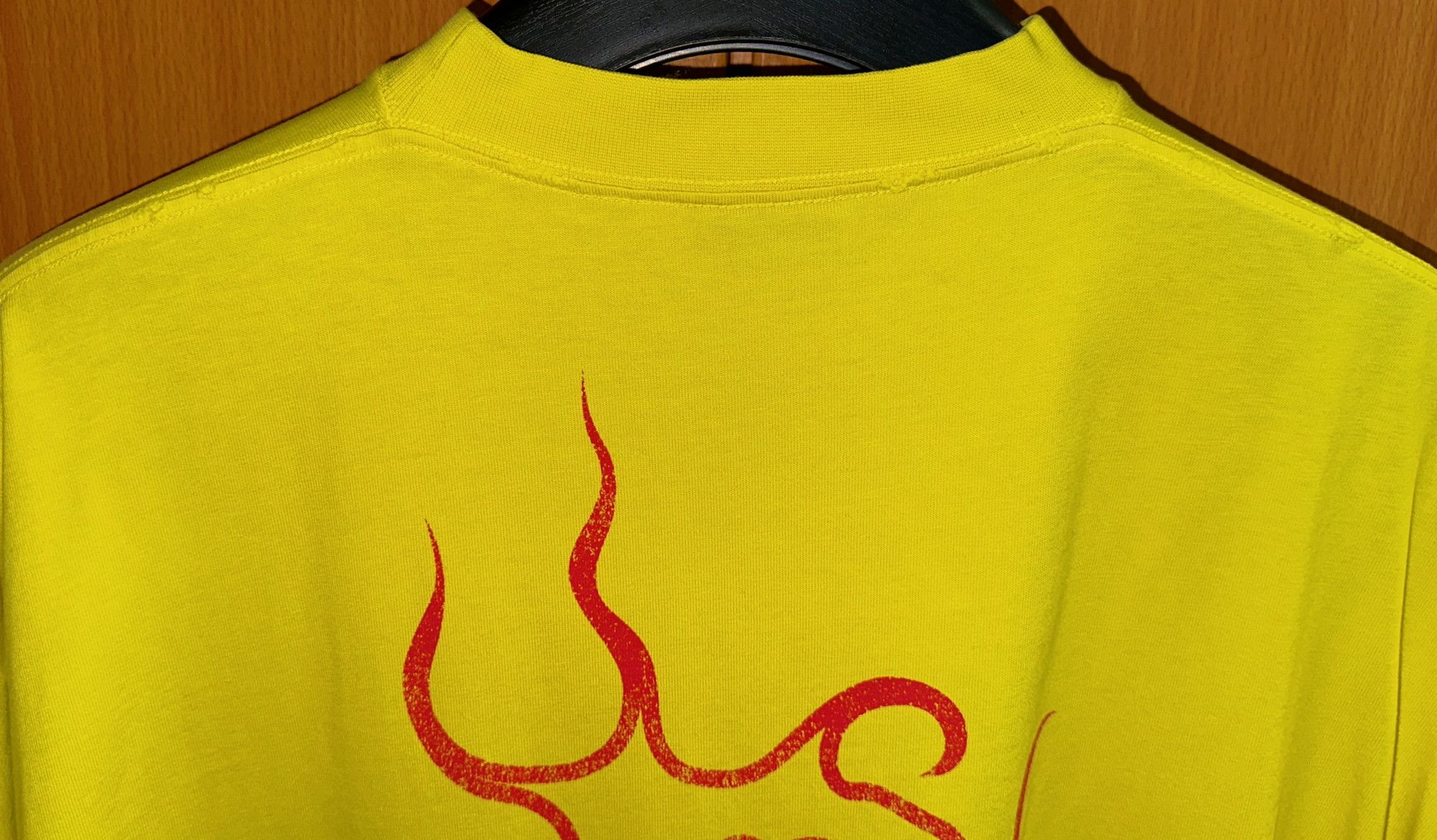 Balenciaga Balenciaga 24SS Darkwave T-shirt Oversized in Yellow Size US L / EU 52-54 / 3 - 4 Thumbnail