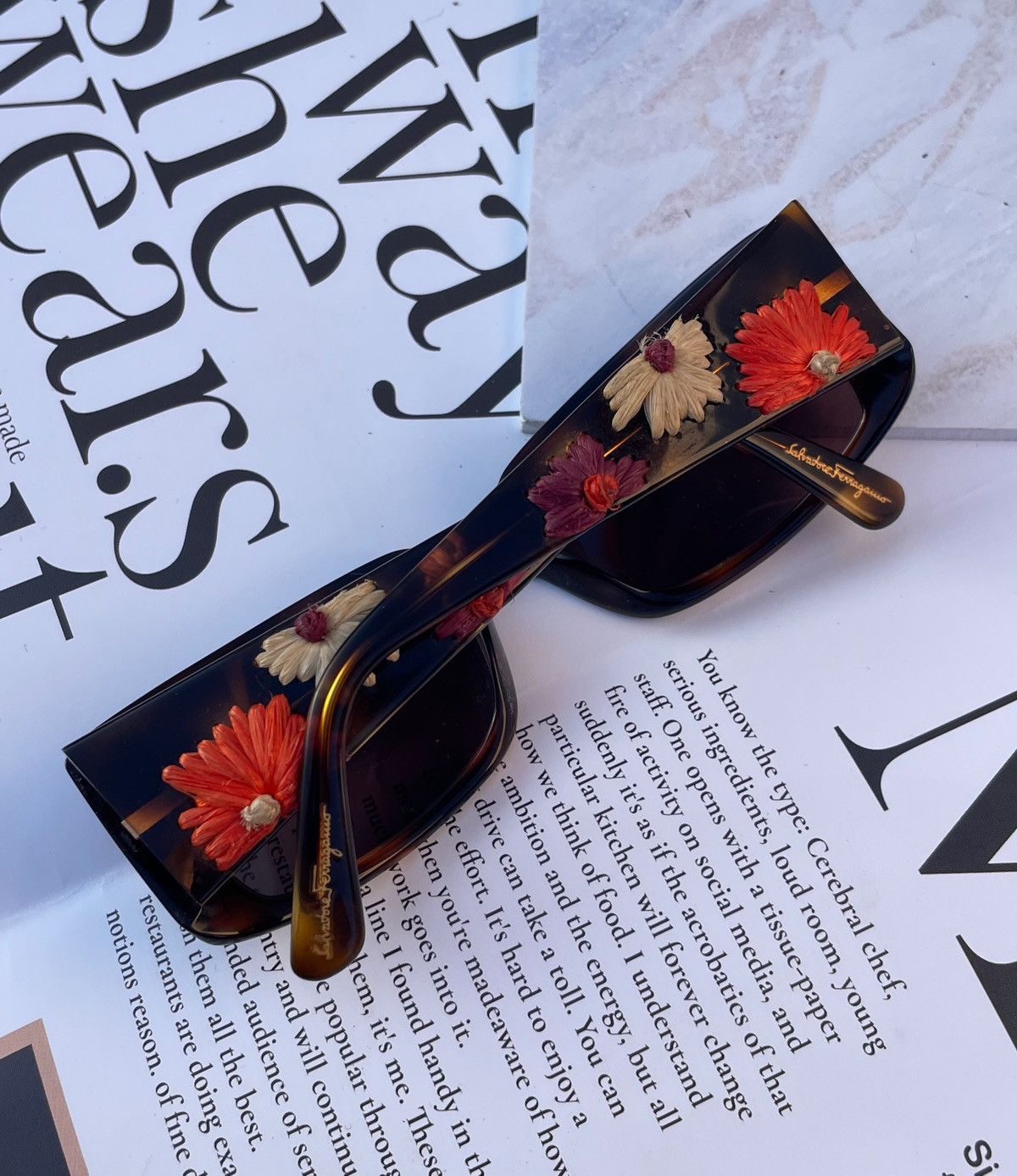 Salvatore Ferragamo Salvatore Ferragamo vintage hand made sunglasses Size ONE SIZE - 1 Thumbnail